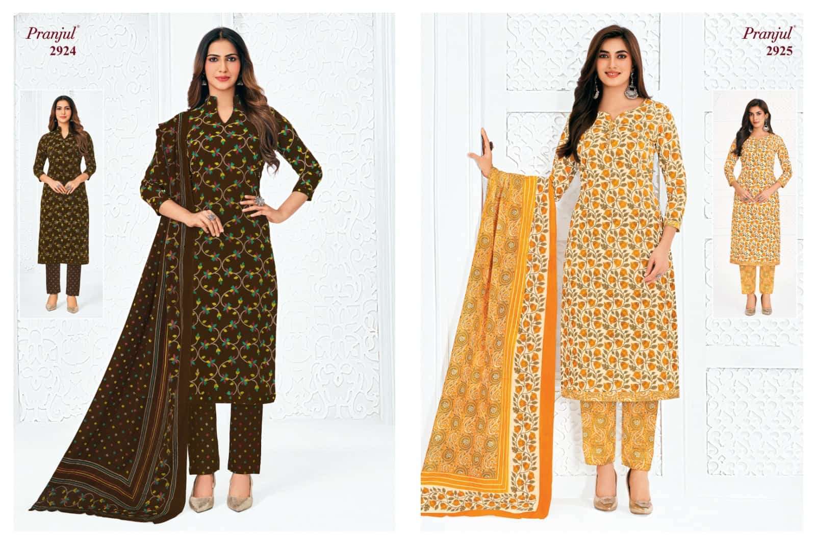Pranjul Priyanka Vol 29 Pure Cotton Dress Material view 10