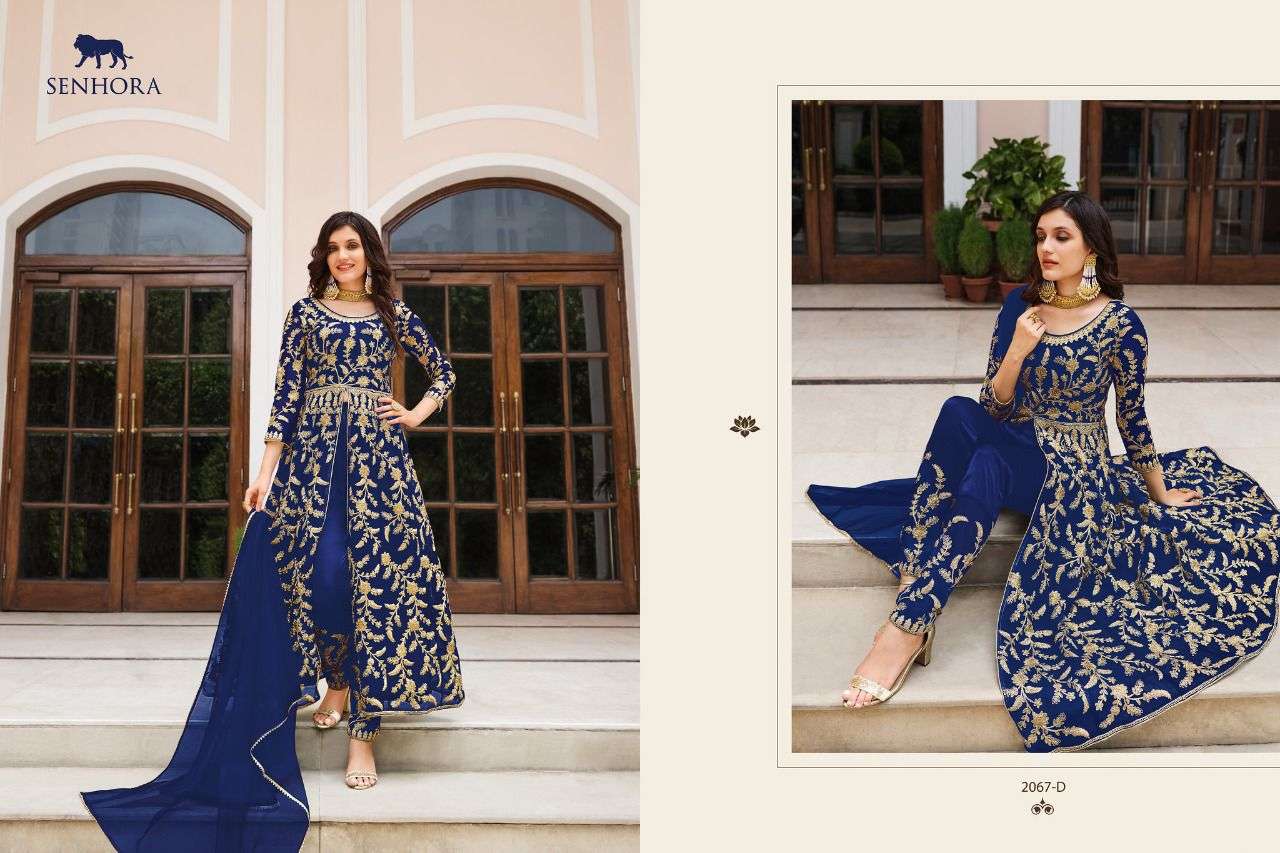 Senhora Sharmin 2067 Colors Party Wear Designer Anarkali Dress Catalog Exporter view 5