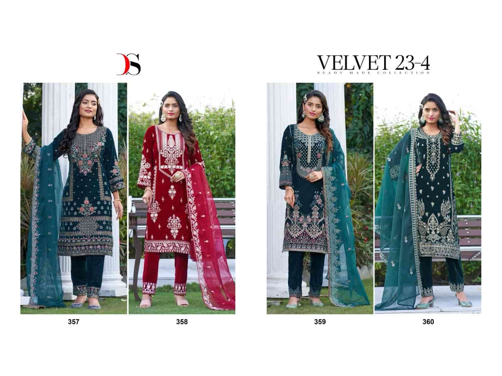 Deepsy Velvet 23 - 4 Winter Wear Style Heavy Designer Salwar Suit Exporters view 4