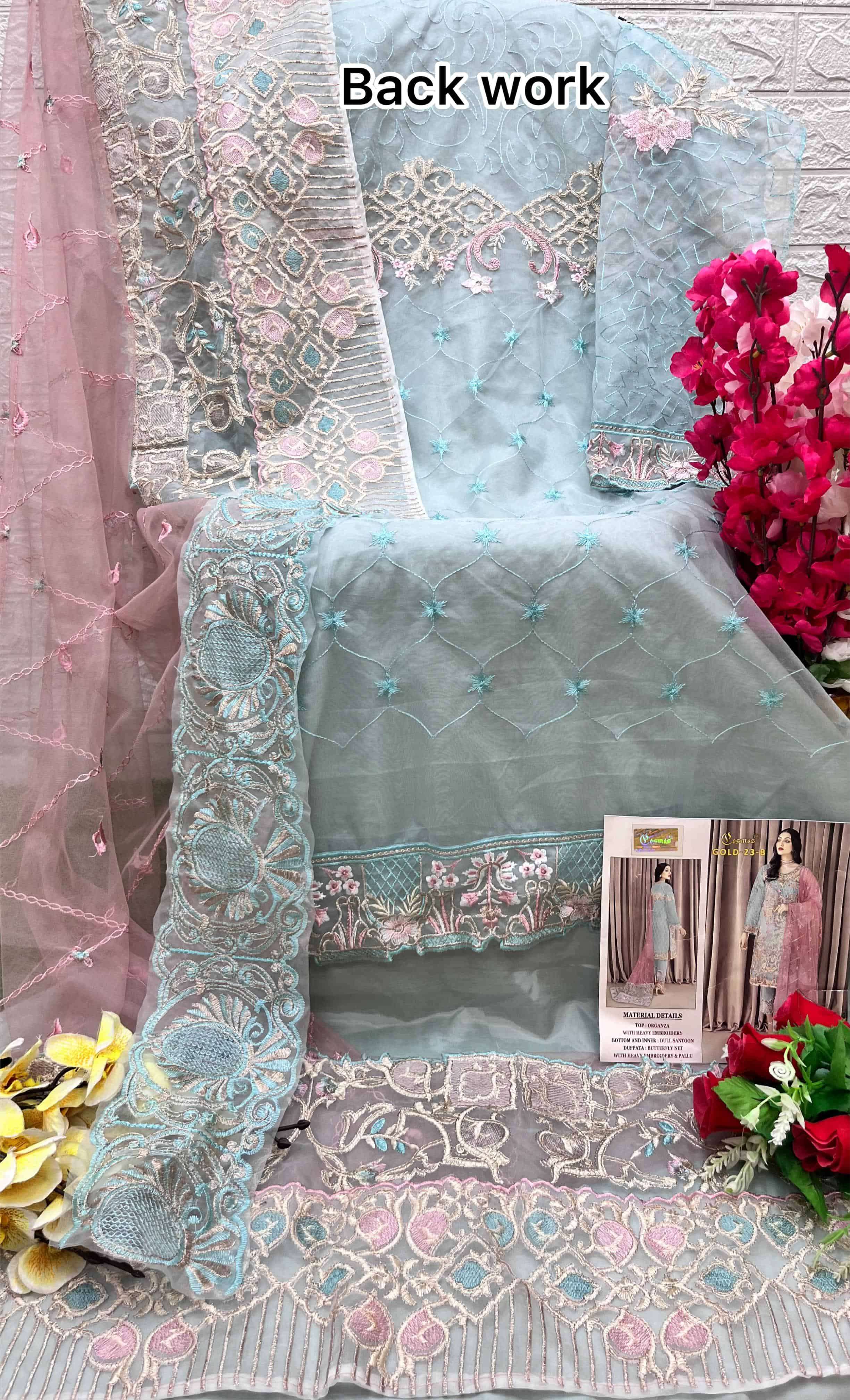 Cosmos Gold 23 Colors Pakistani Festive Wear Latest Designer Salwar Suit Wholesalers view 10