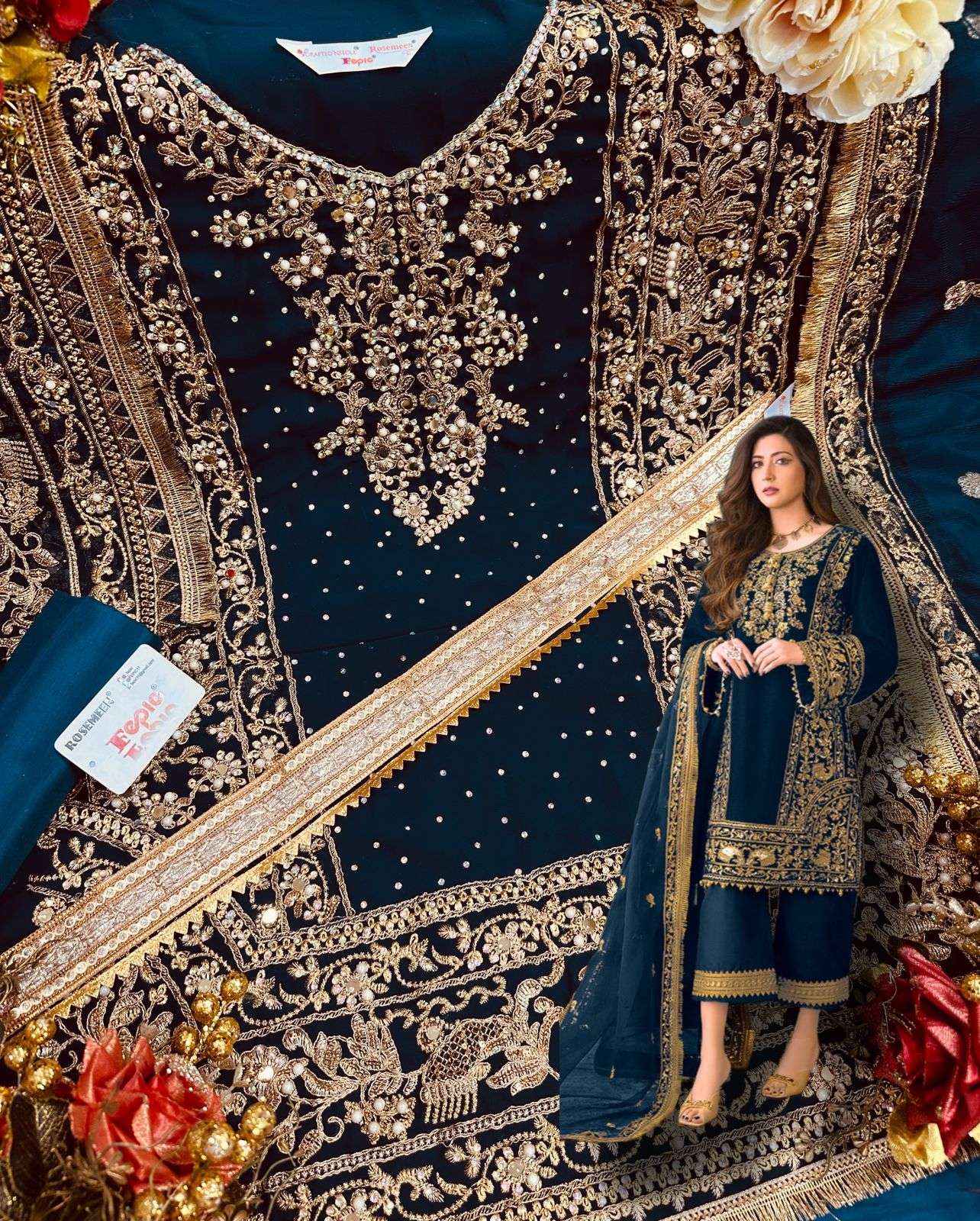 Fepic C 1221 Colors Designer Work Party Wear Pakistani Suit view 7
