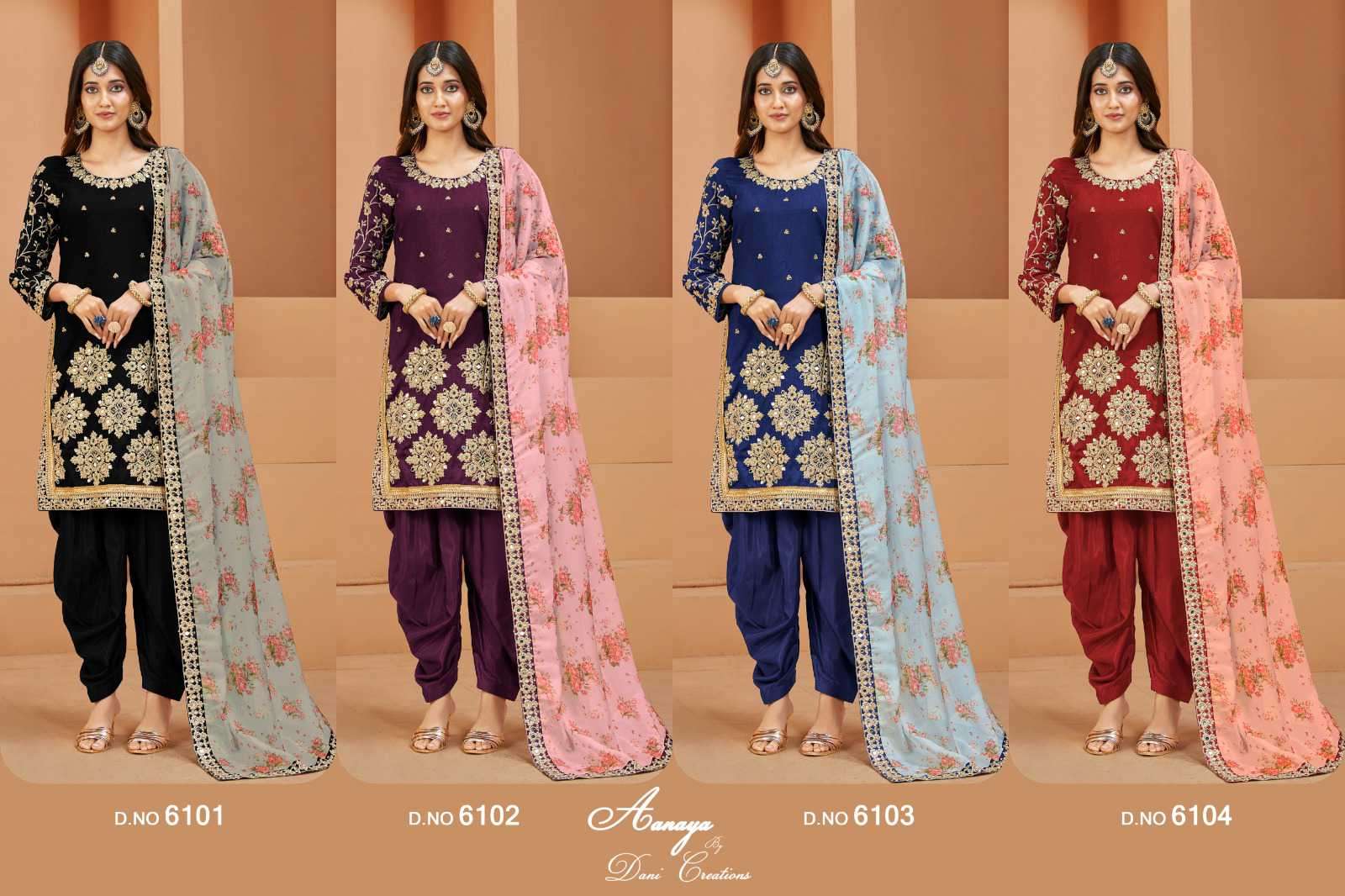 Aanaya Vol 161 Festive Wear Designer Silk Dress New Arrivals view 14