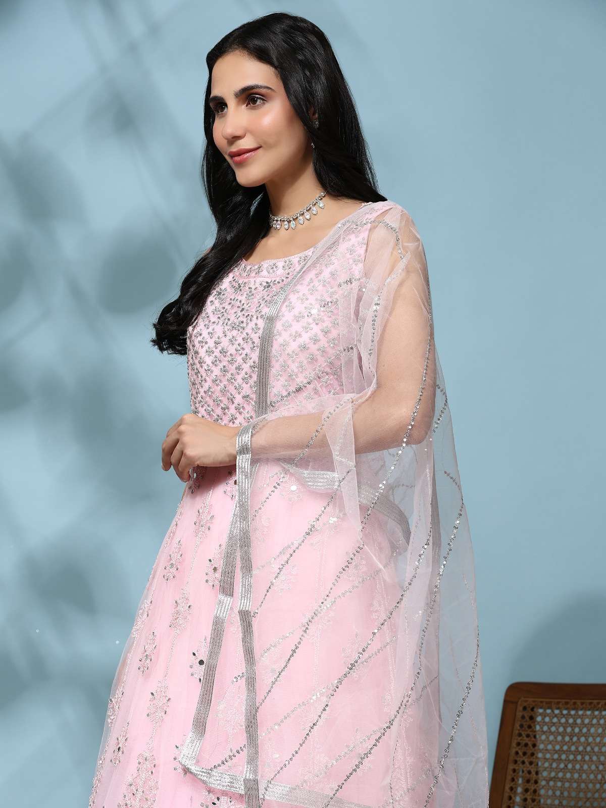 Amoha Trends G 639 Colors Designer Net Gown Partywear Dress view 6