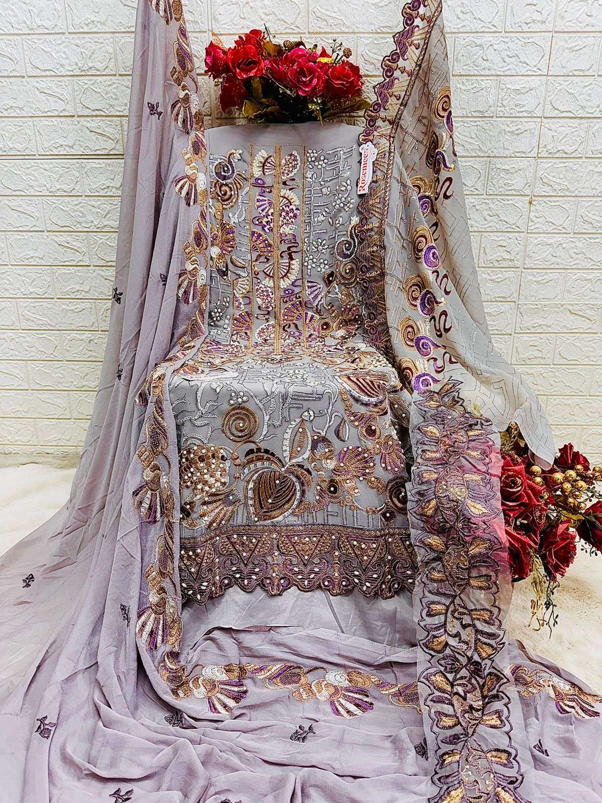 Fepic Rosemeen C 1741 Georgette Pakistani Suit view 2