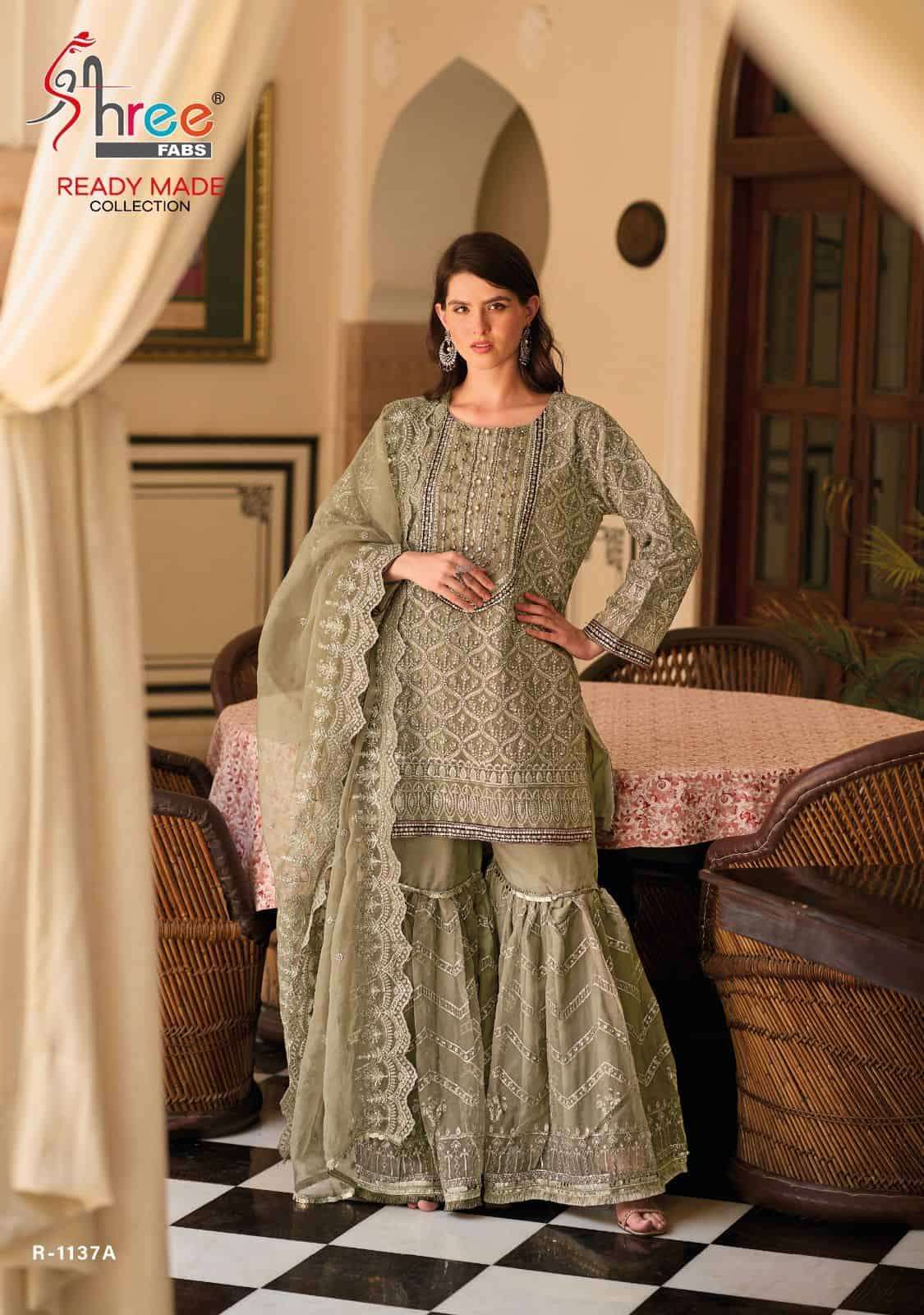 Shree Fabs R 1137 Organza Pakistani Suit view 7