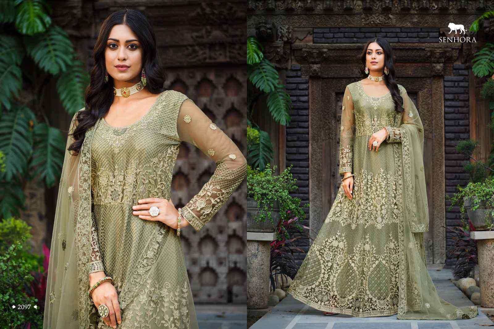 Senhora Amaira 2096 To 2099 Wedding Wear Anarkali Gown Partywear Collection view 7
