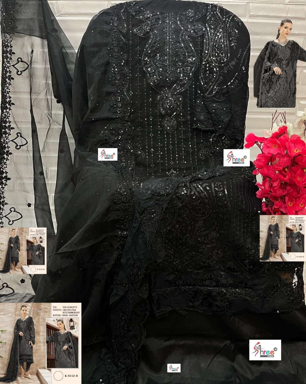 Shree Fabs K 5112 B Exclusive Heavy Designer Party Wear Collection view 2