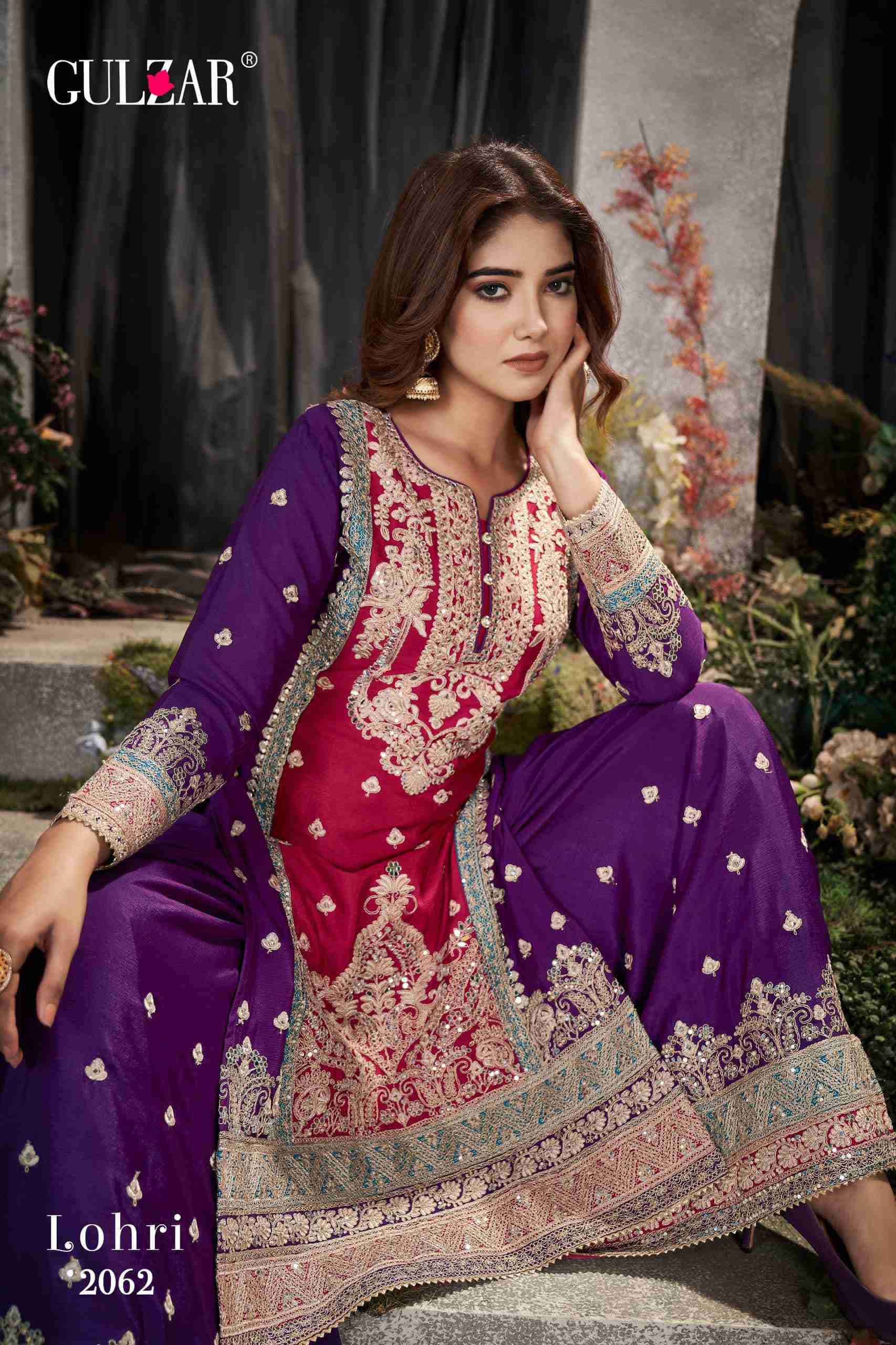 Gulzar Lohri 2061 To 2063 Readymade Designer Wedding Wear Dress Latest Designs view 8