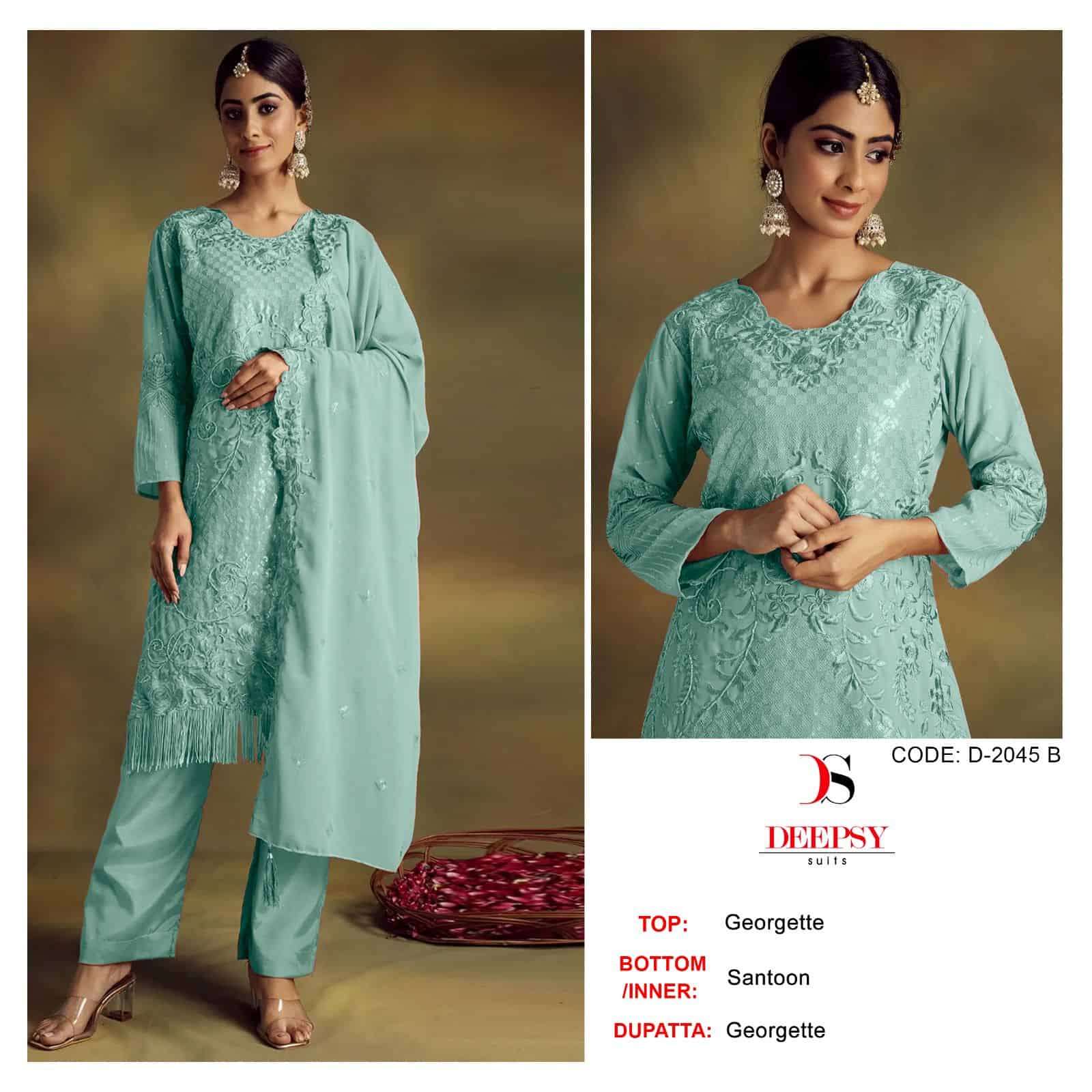 Deepsy D-2045 Designer Pakistani Salwar Suit view 2