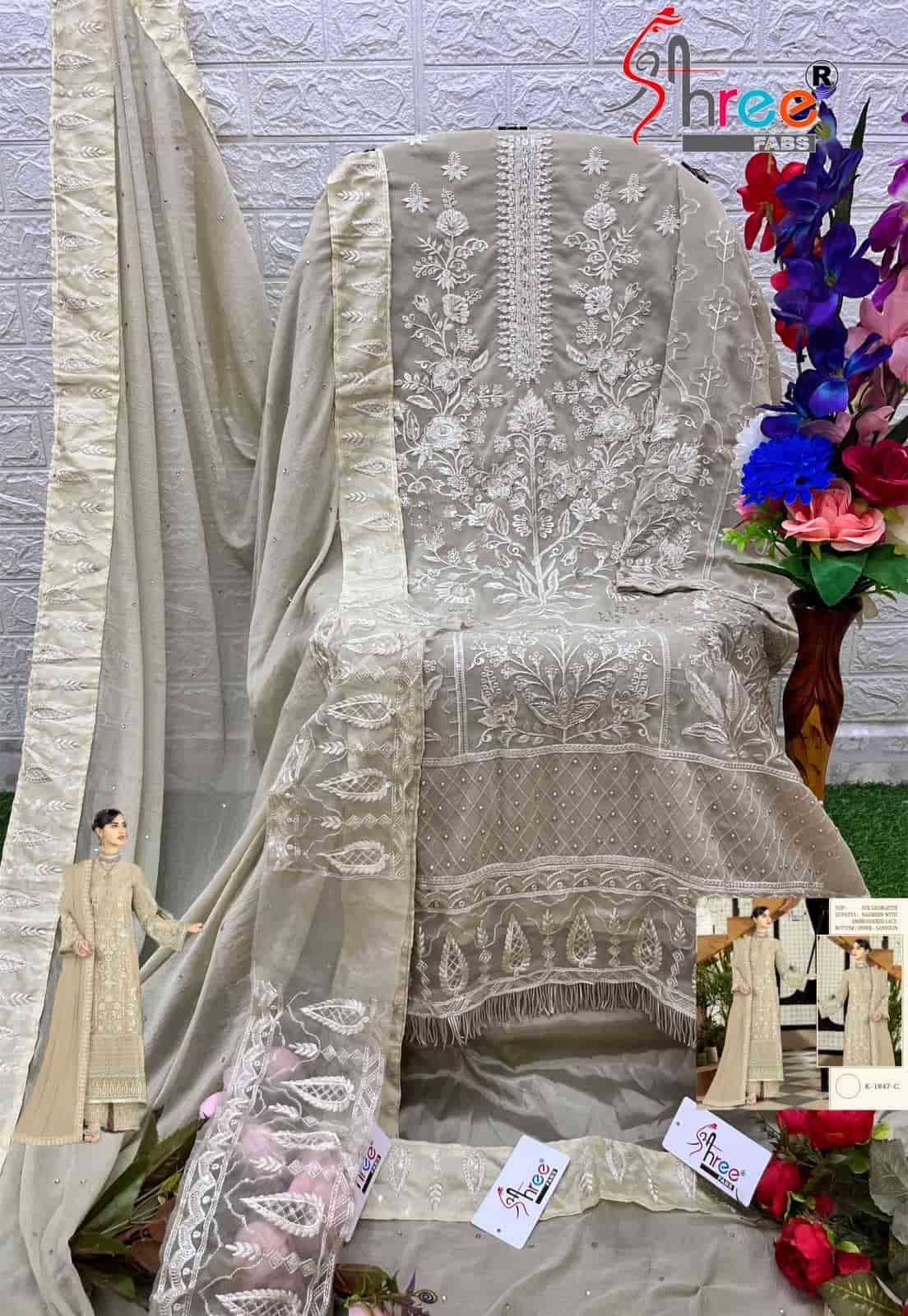 Shree Fabs K-1847 Designer Pakistani Suit view 6