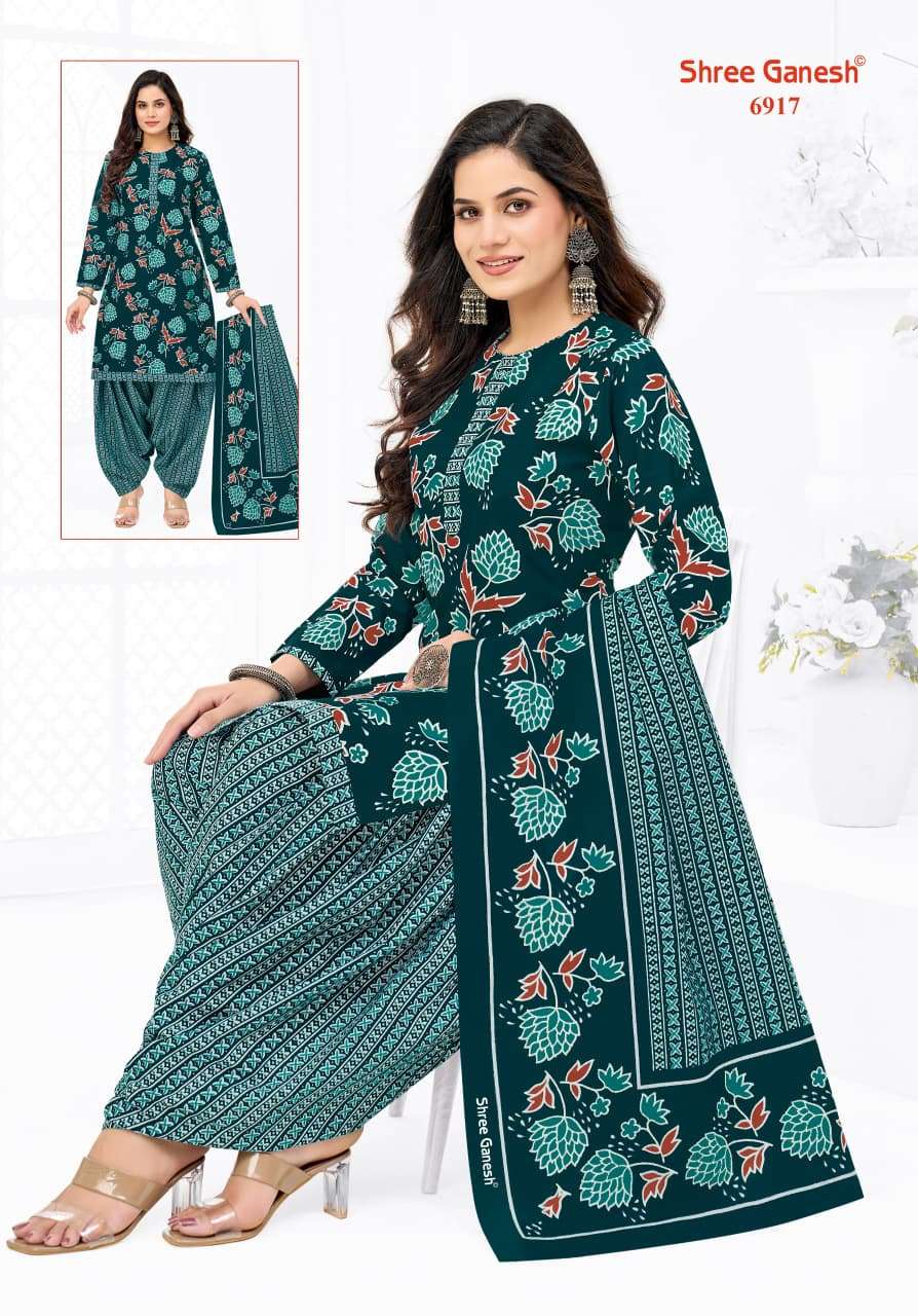 Shree Ganesh Panchi Vol 19 Pure Cotton Unstitch Suit view 3