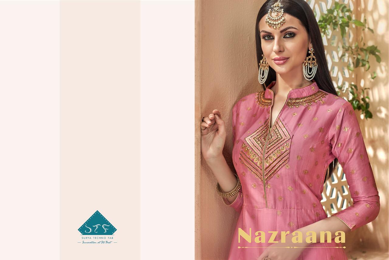 Stf nazraana wedding collection party wear gown catalogue india