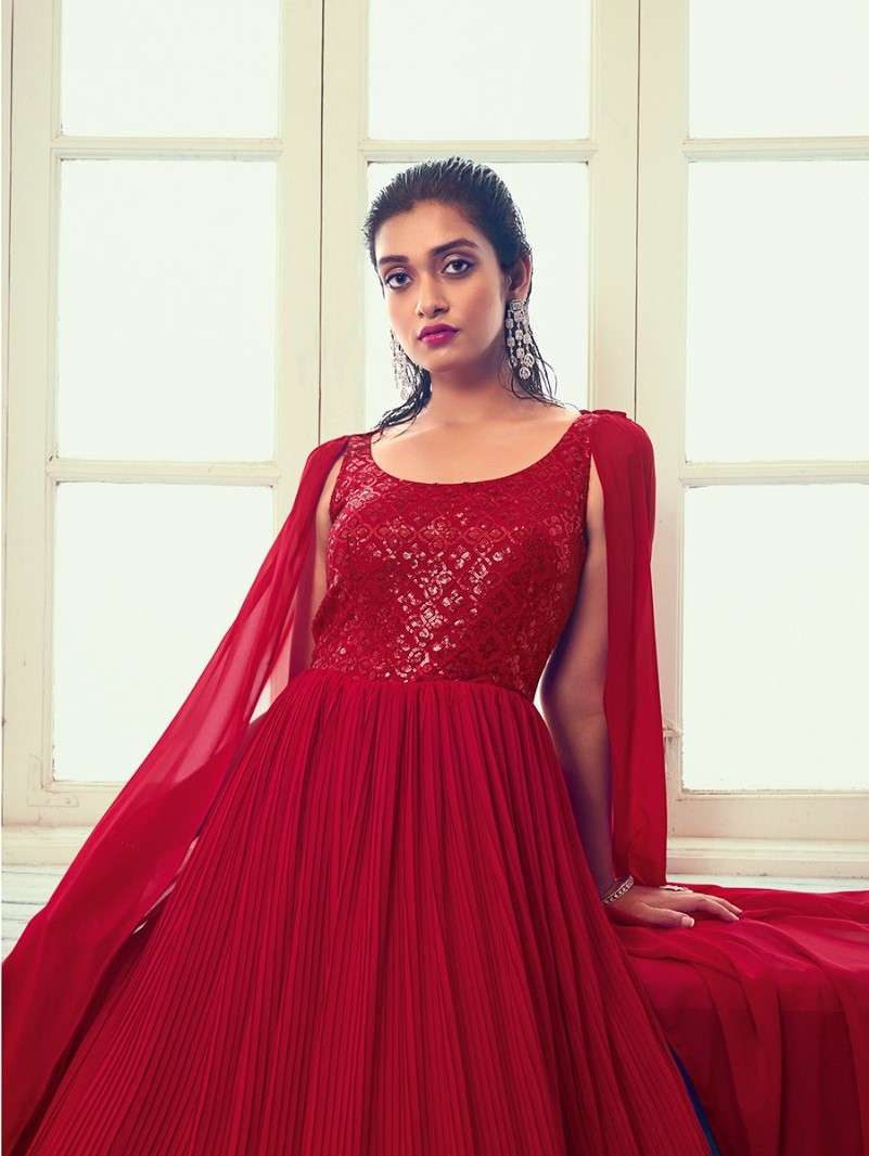 Shubhkala Flory Vol 40 Latest Style Partywear Designer Gown view 6