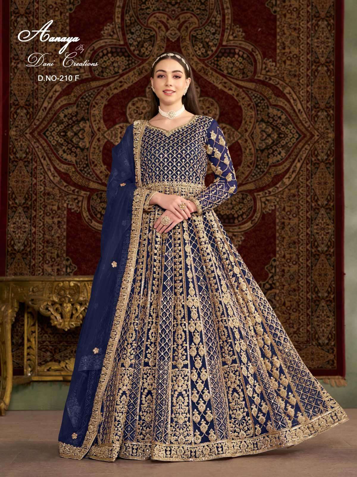 Aanaya Vol 210 Heavy Designer Bridal Wear Dress view 14