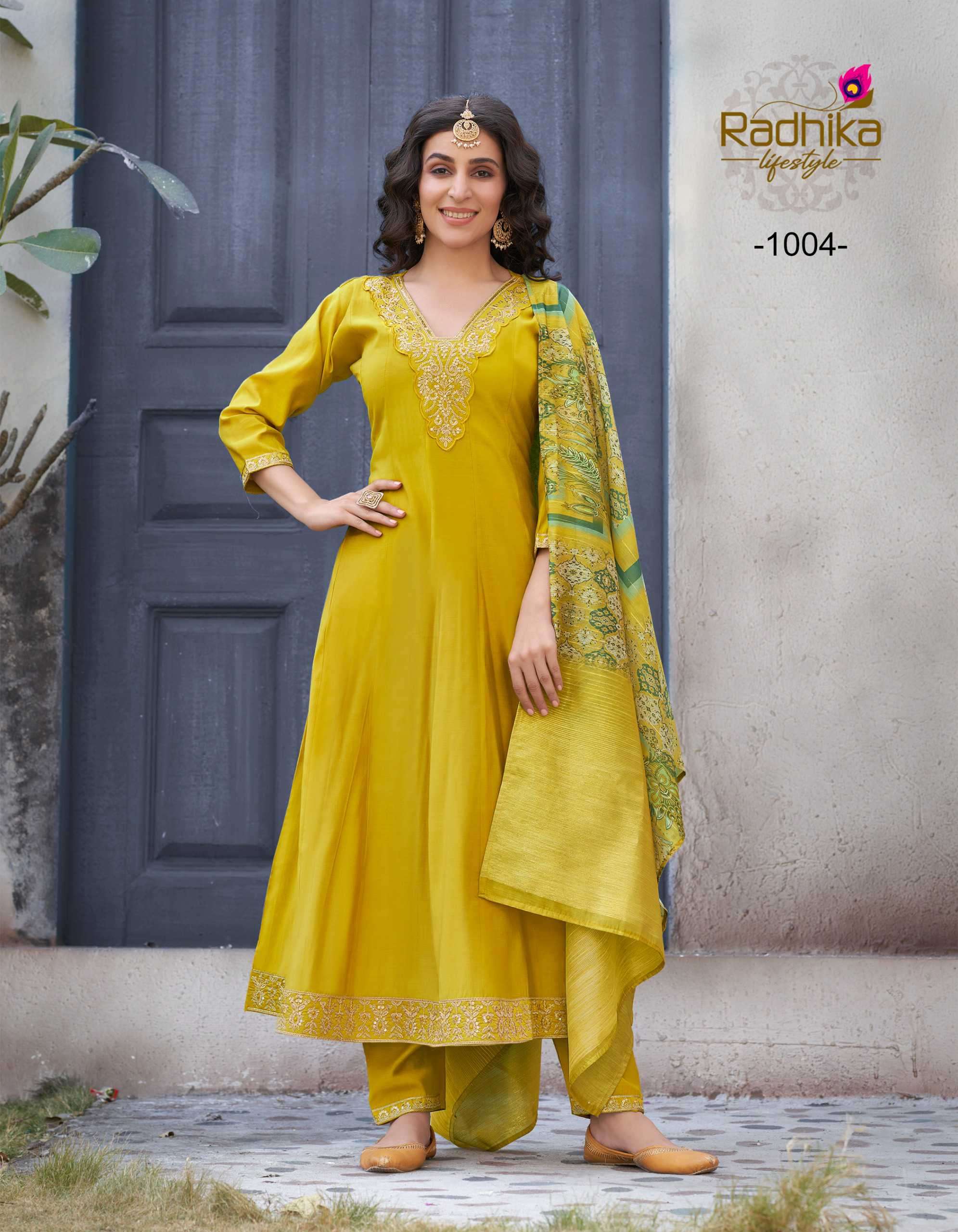 Radhika Lifestyle Gulmohar Vol 1 Anarkali Style Dress New Designs view 5
