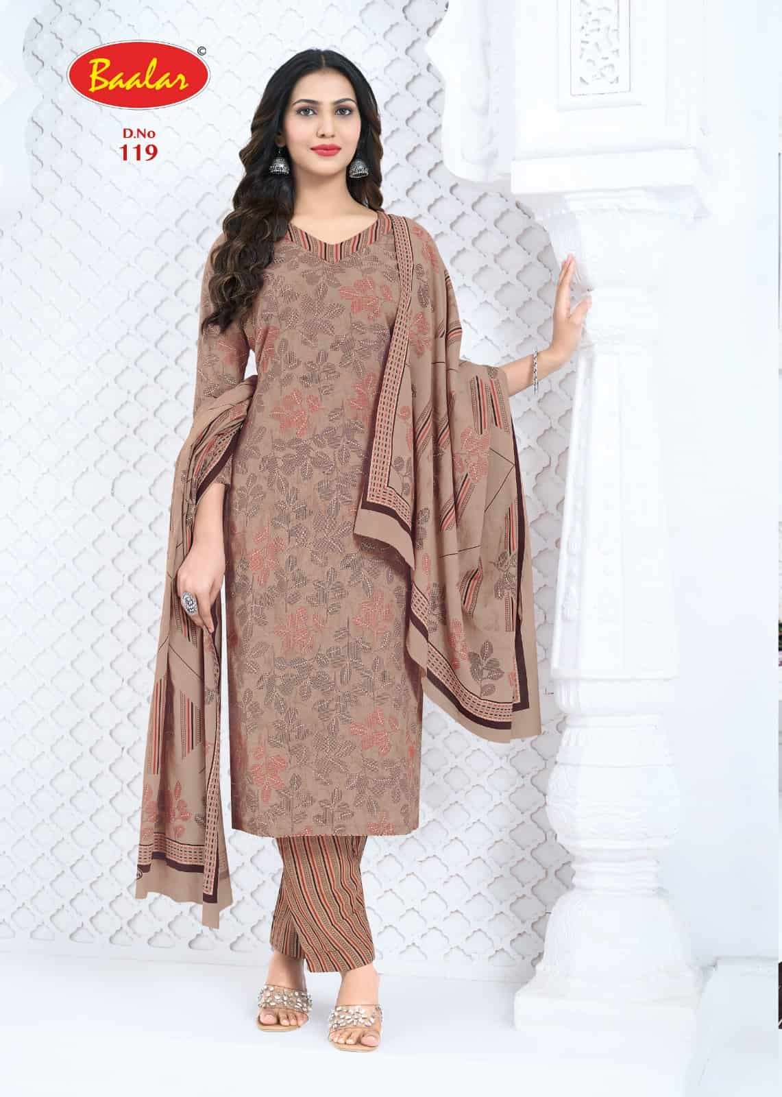Baalar Zeenat Vol 1 Premium Wear Cotton Dress Catalog view 3
