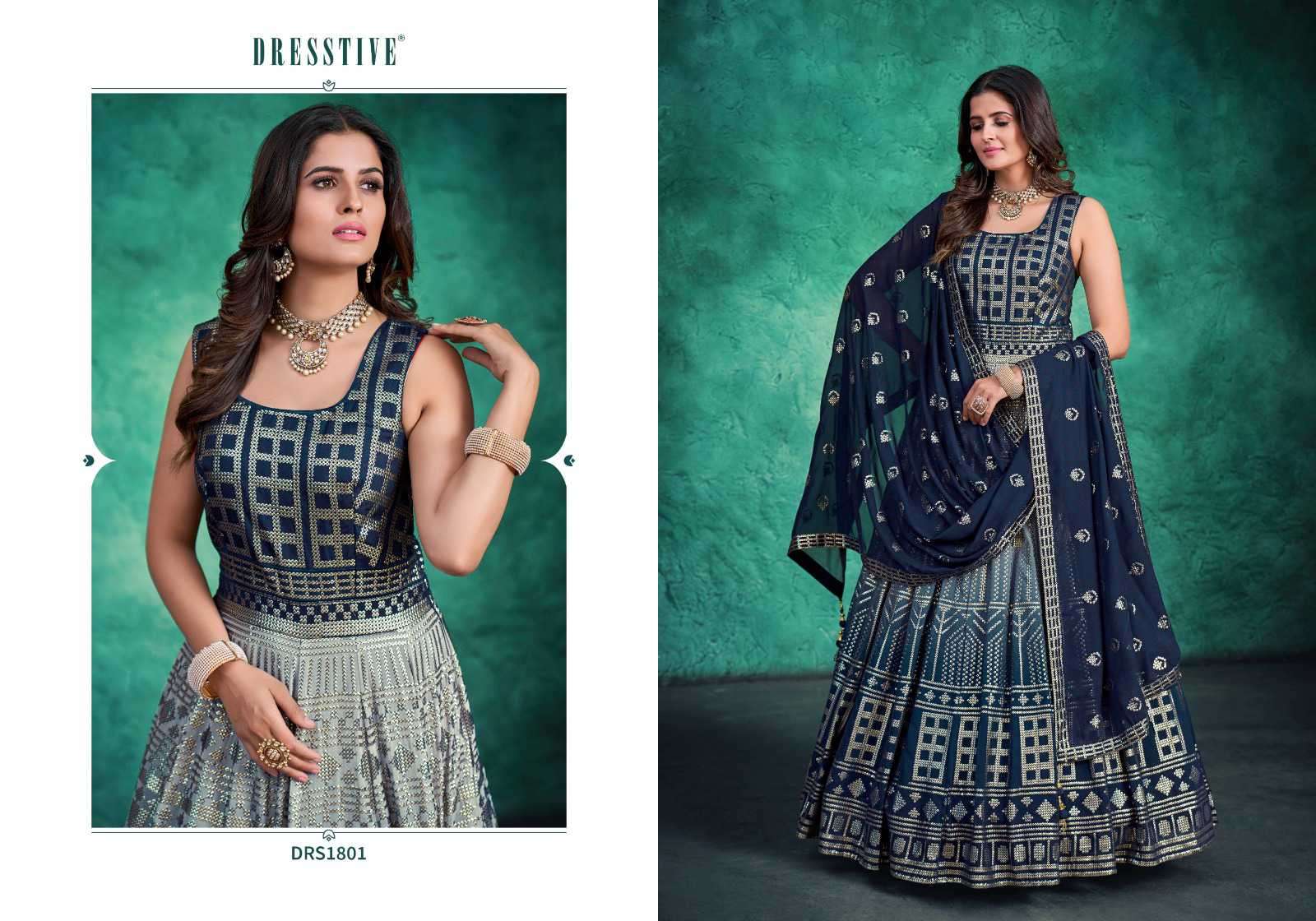 Dresstive Bella Designer Wedding Wear Gown New Collection Online view 2