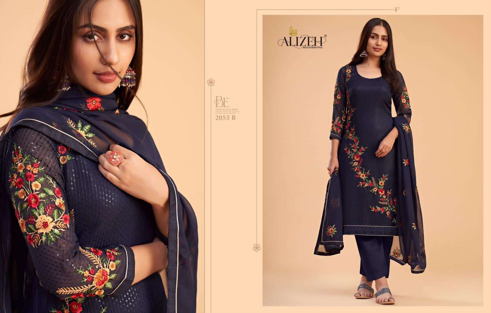 Alizeh Zaida Vol 12 Festive Designer Salwar view 5