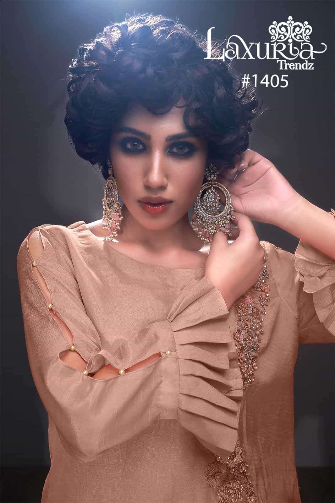 BSY Satin Designer Cord Set with Handwork view 3