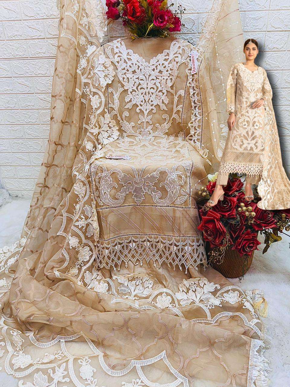 Fepic Rosemeen Organza Pakistani Salwar Kameez view 2