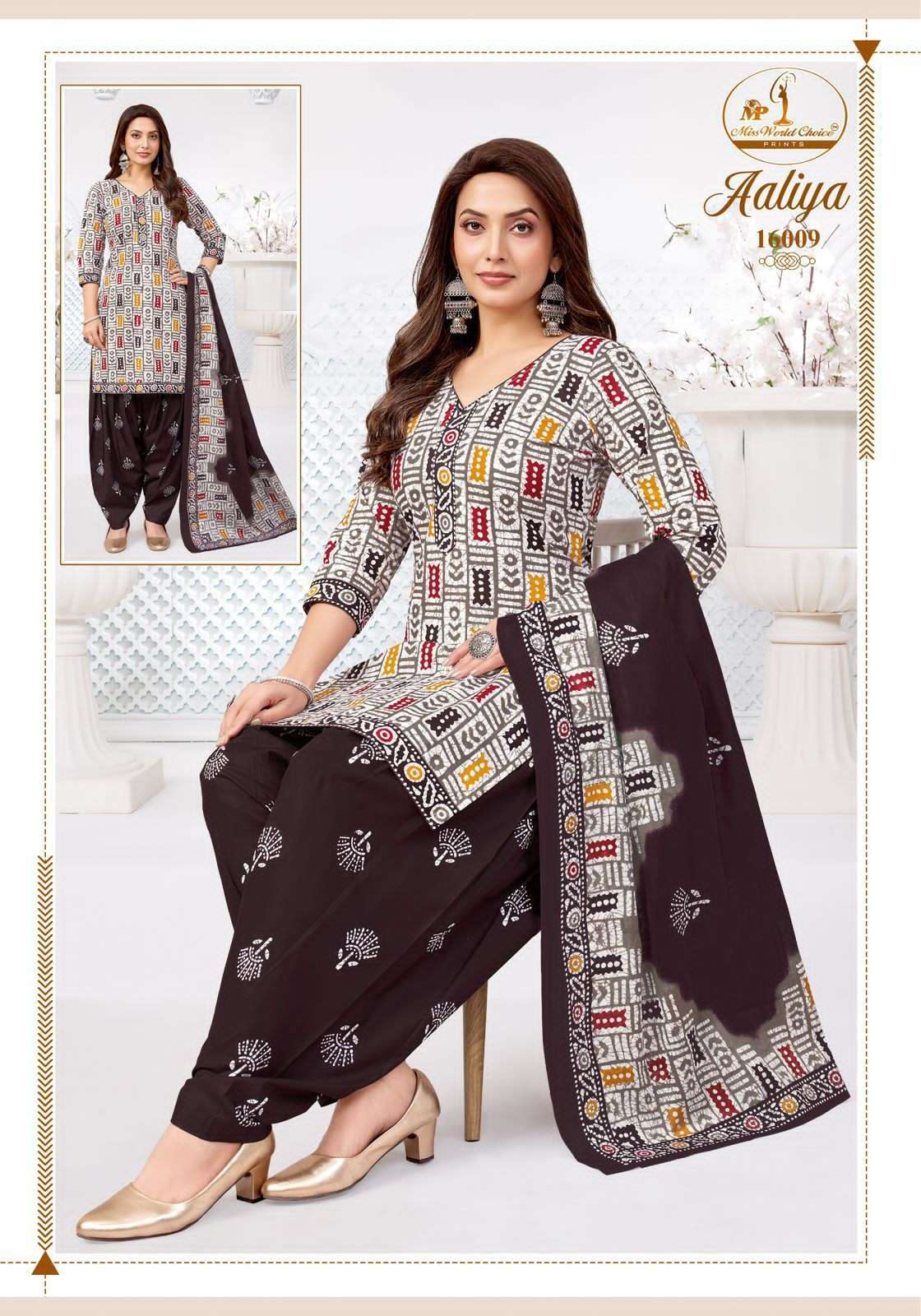 Miss World Choice Aaliya Vol 16 Pure Cotton Dress Material view 11
