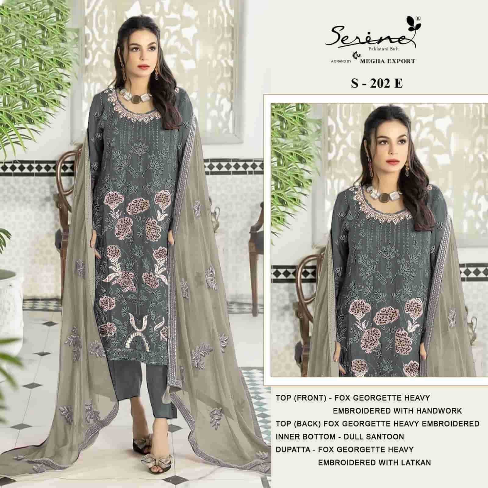 Megha Export S 202 Colors Pakistani Festive Wear Style Designer Suit Wholesalers view 5