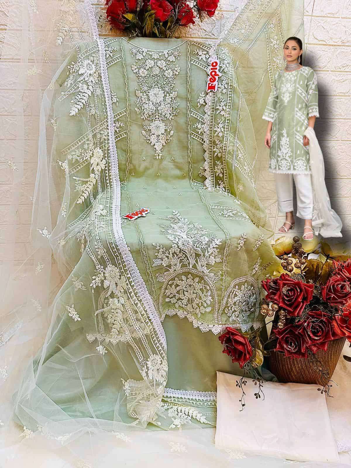 Fepic D 5412 Colors Pakistani Festive Wear Style Fancy Suit Wholasaler view 2