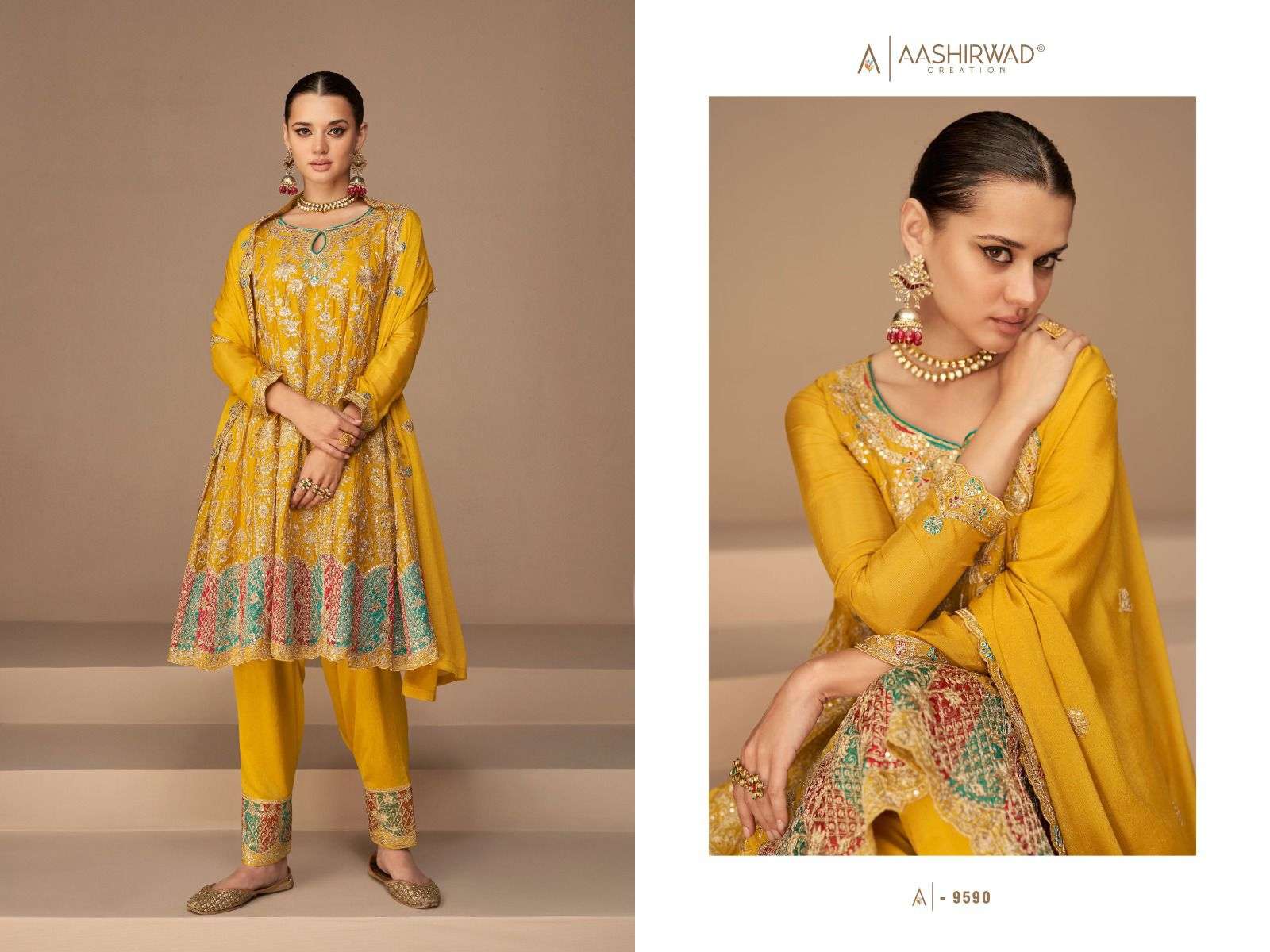 Aashirwad gulkand heena Exclusive Party Wear Readymade Dress Collection view 10