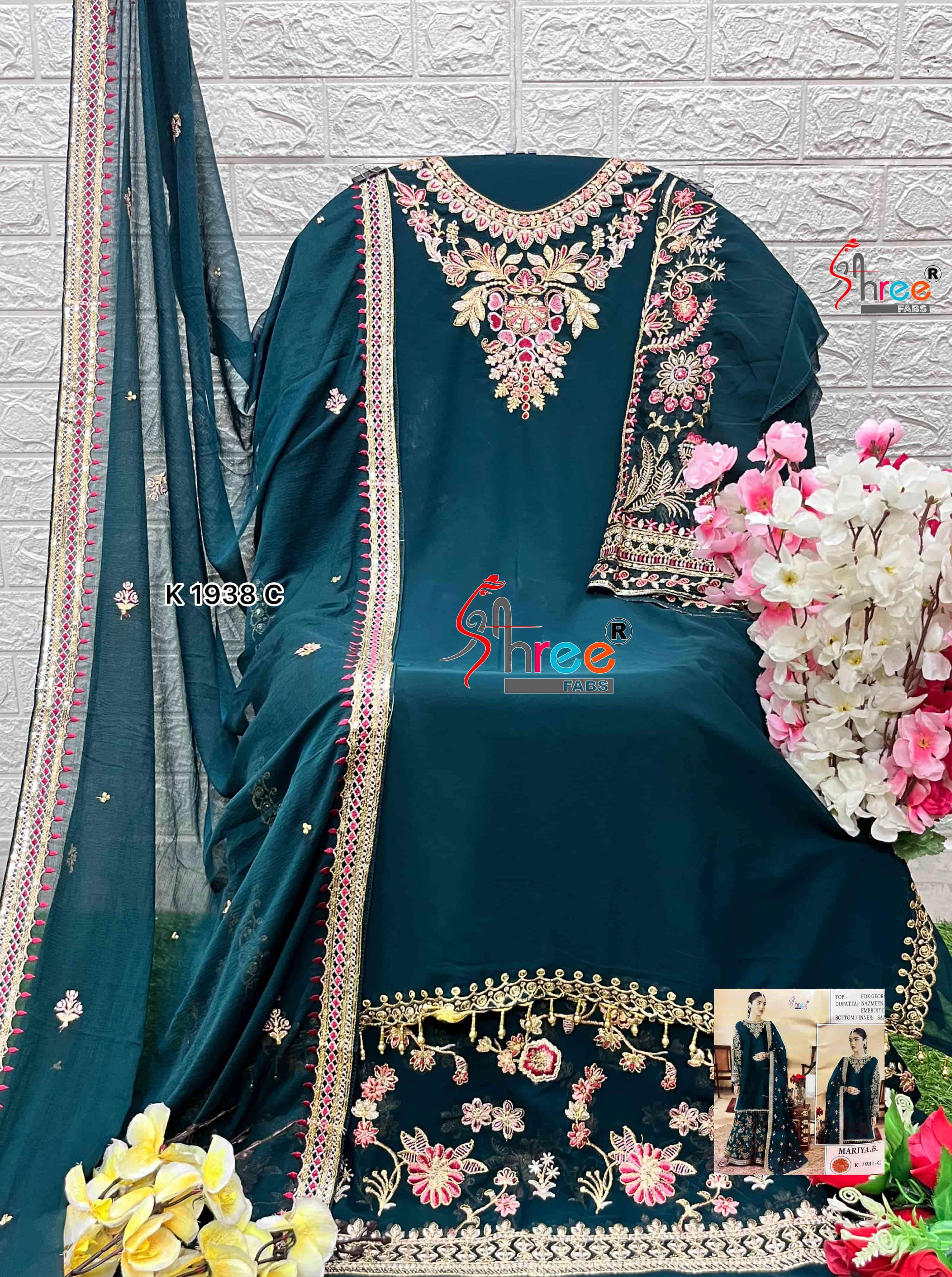 Shree Fabs K-1931 C Pakistani Designer Suit view 2
