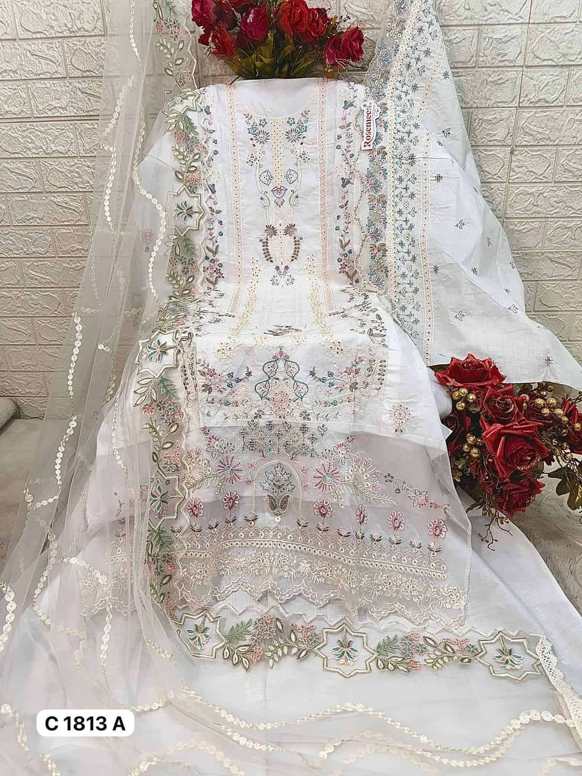 Fepic Rosemeen C-1813 Cotton Pakistani Suit view 2