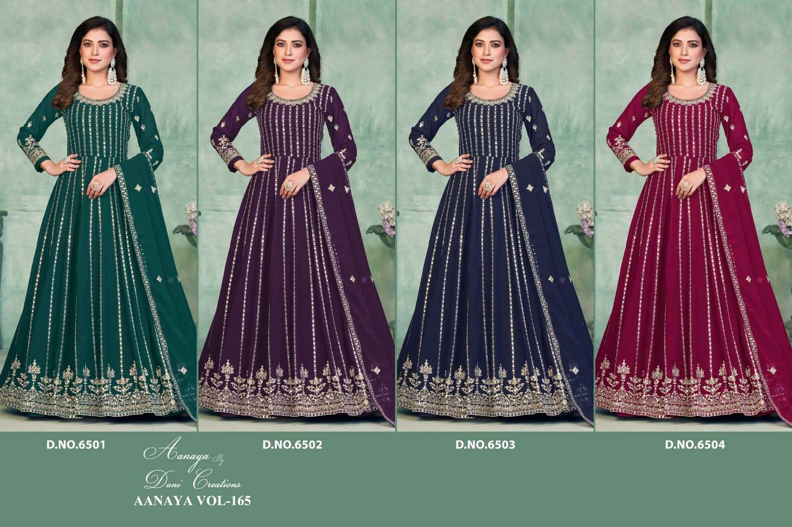 Aanaya Vol 165 Party Wear Anarkali Dress price view 14