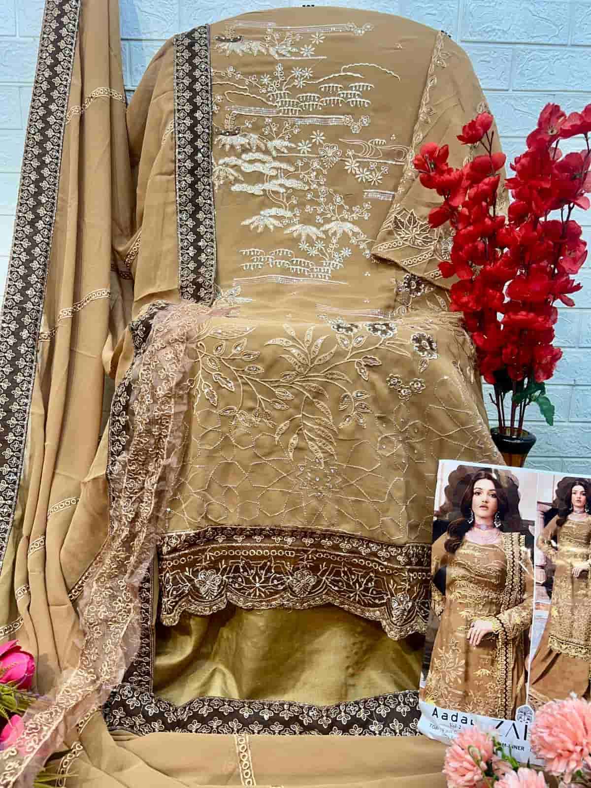 Zaha 10291 C Exclusive Heavy Embroidered Designer Festive Wear Suit Collection view 2
