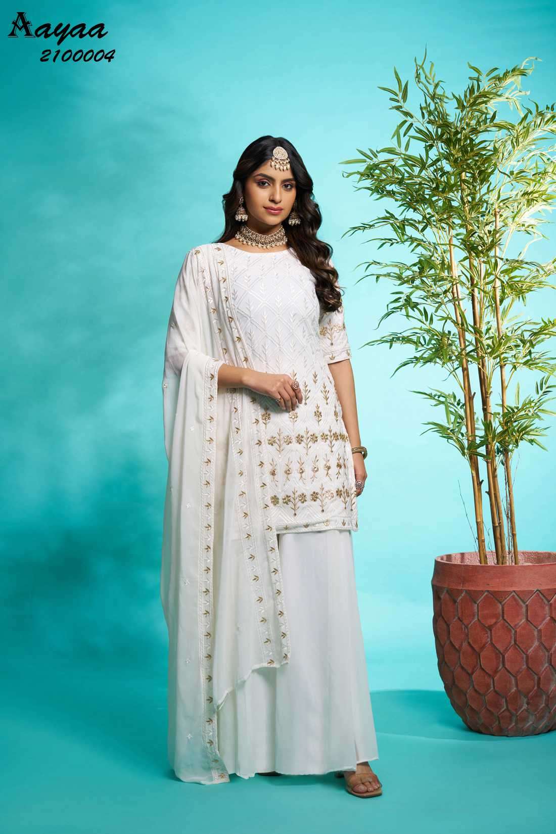 Aayaa Vol-21 Faux Georgette Readymade Salwar Suit view 20