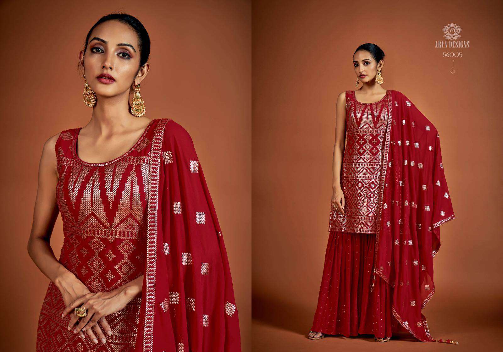 Arya Designs Noorani Saga Vol 5 Partywear Gharara Designer Dress New Collection view 12
