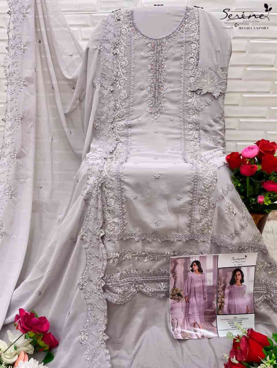 Serine S 299 K Pakistani Embroidered Designer Unstitched Suit Ensemble view 2