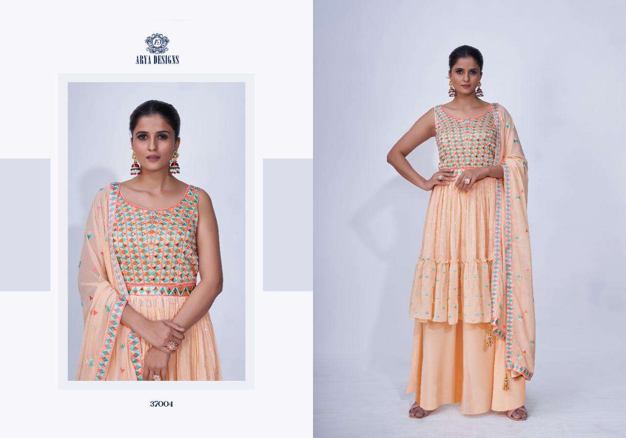 Arya Designs Blush Vol 2 Party Wear Gharara Sharara Suit view 11