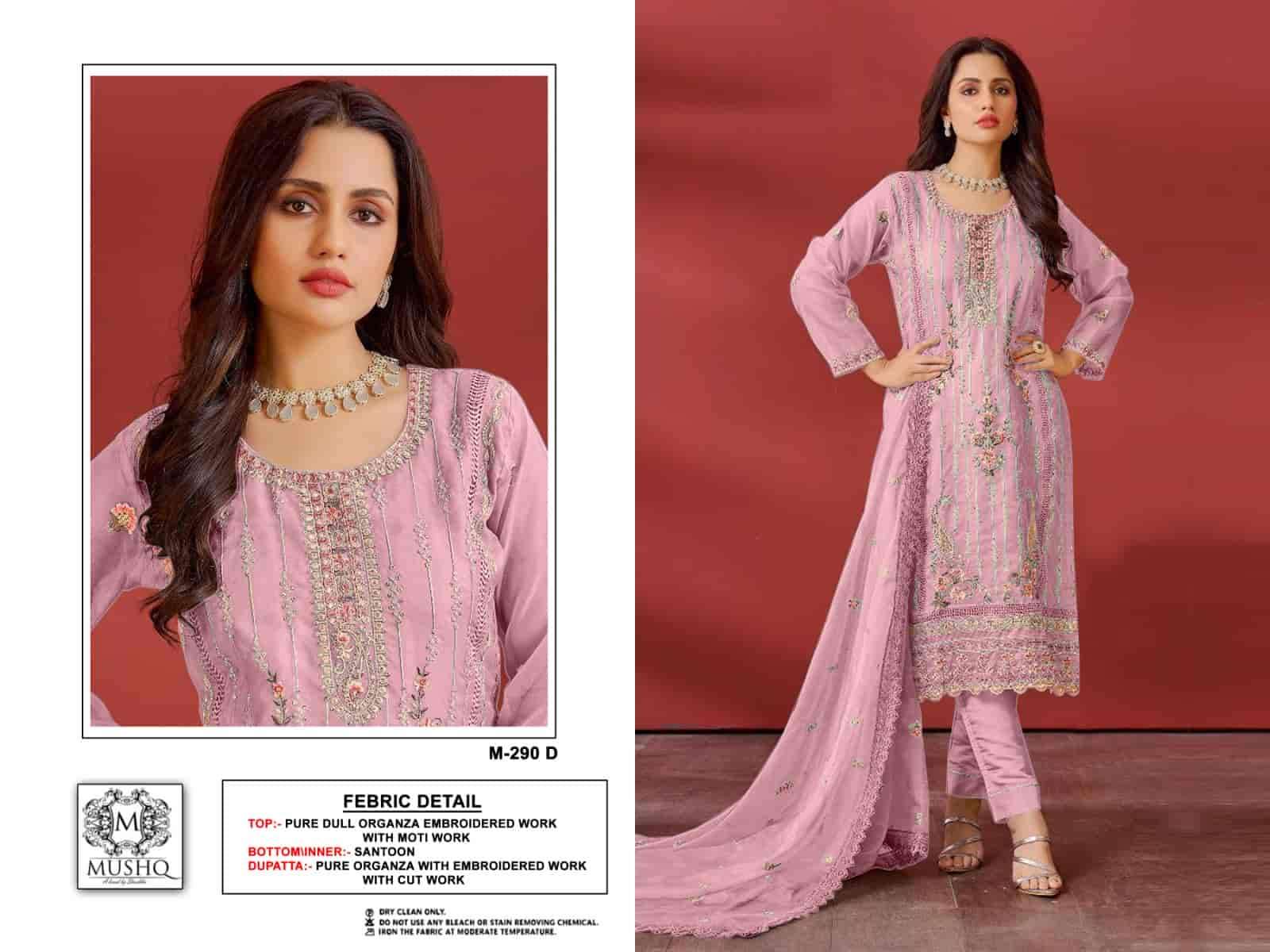Mushq M 290 Colors Pakistani Style Latest Designer Festive Wear Salwar Suit Wholesalers view 4