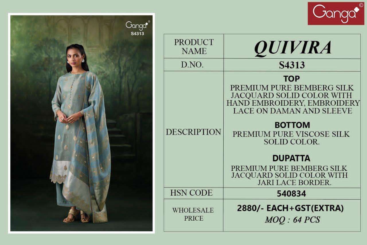 Ganga Fashion Quivira 4313 Premium Designs Partywear Dress Collection view 3