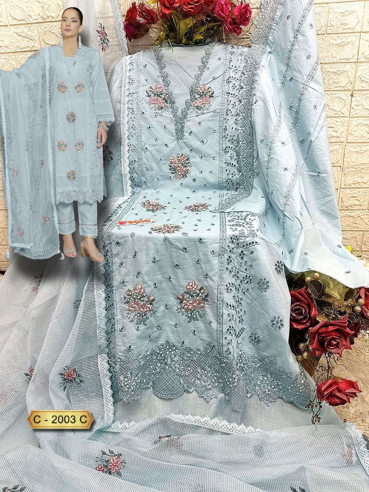 Fepic C 2003 Colors Pakistani Suit And Salwar Collection view 4