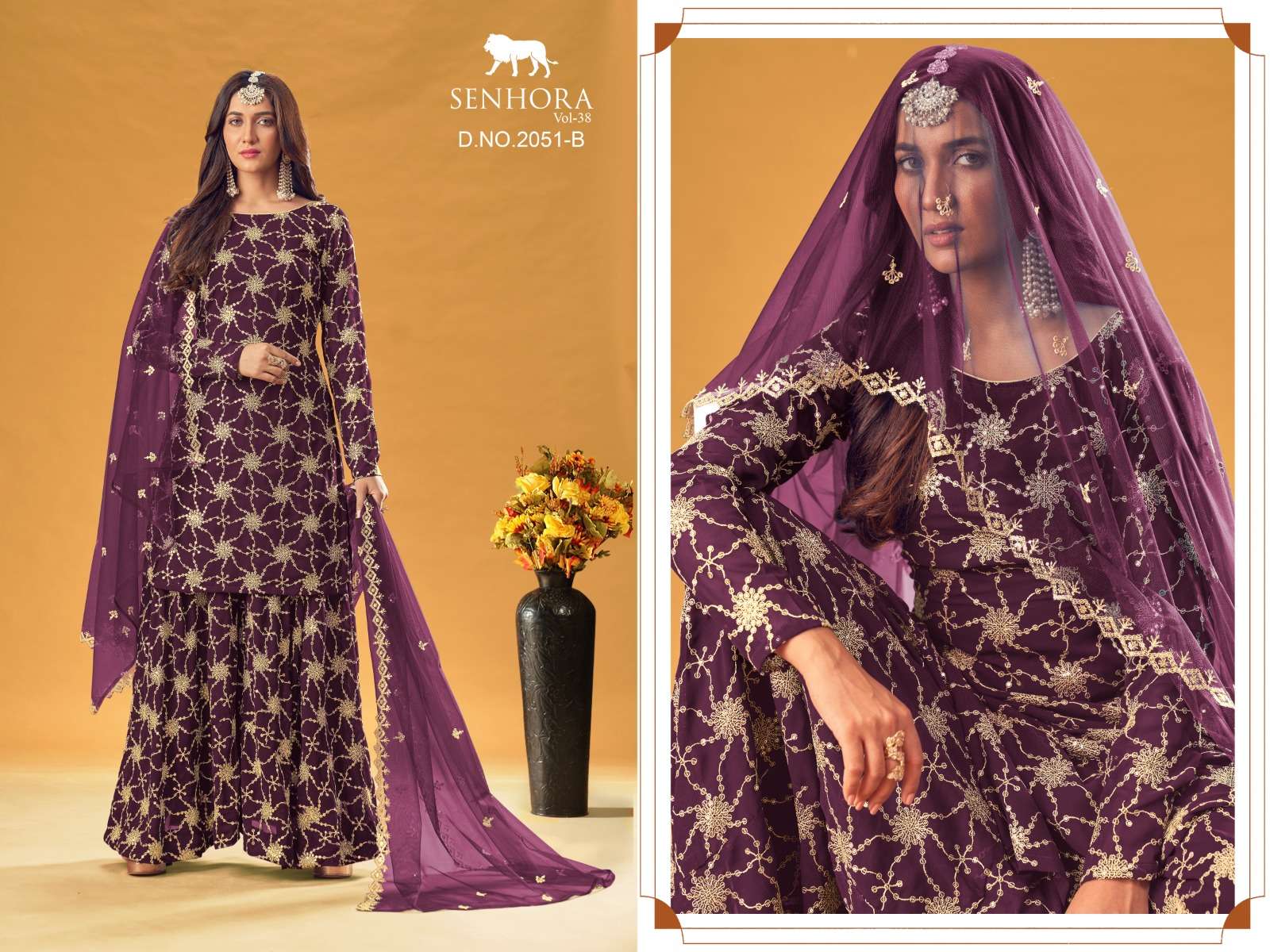 Senhora Vol 38 Colors Designer Readymade Salwar Suit Catalog Wholasaler view 2