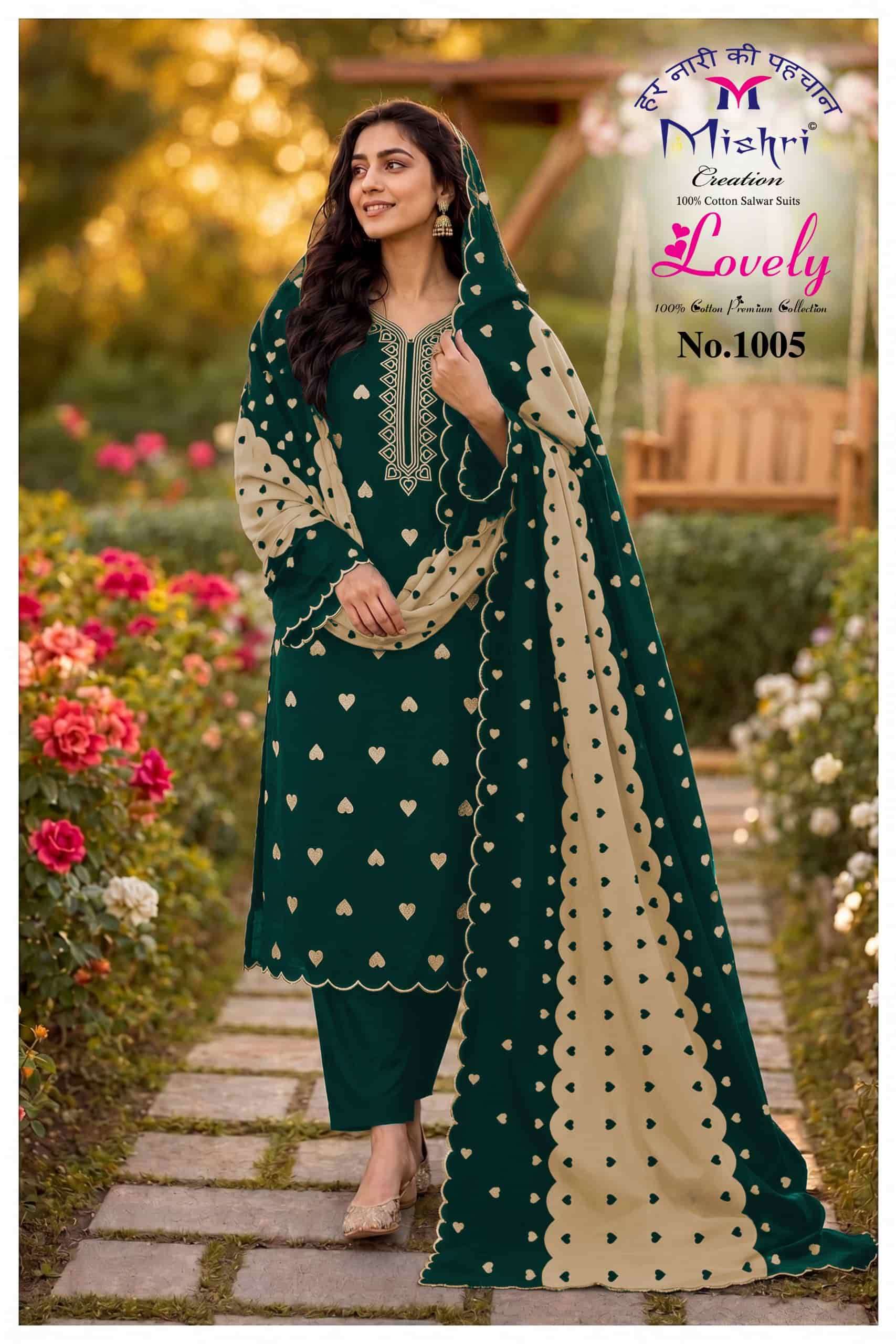 Mishri Lovely Printed Cotton Salwar Suit view 5