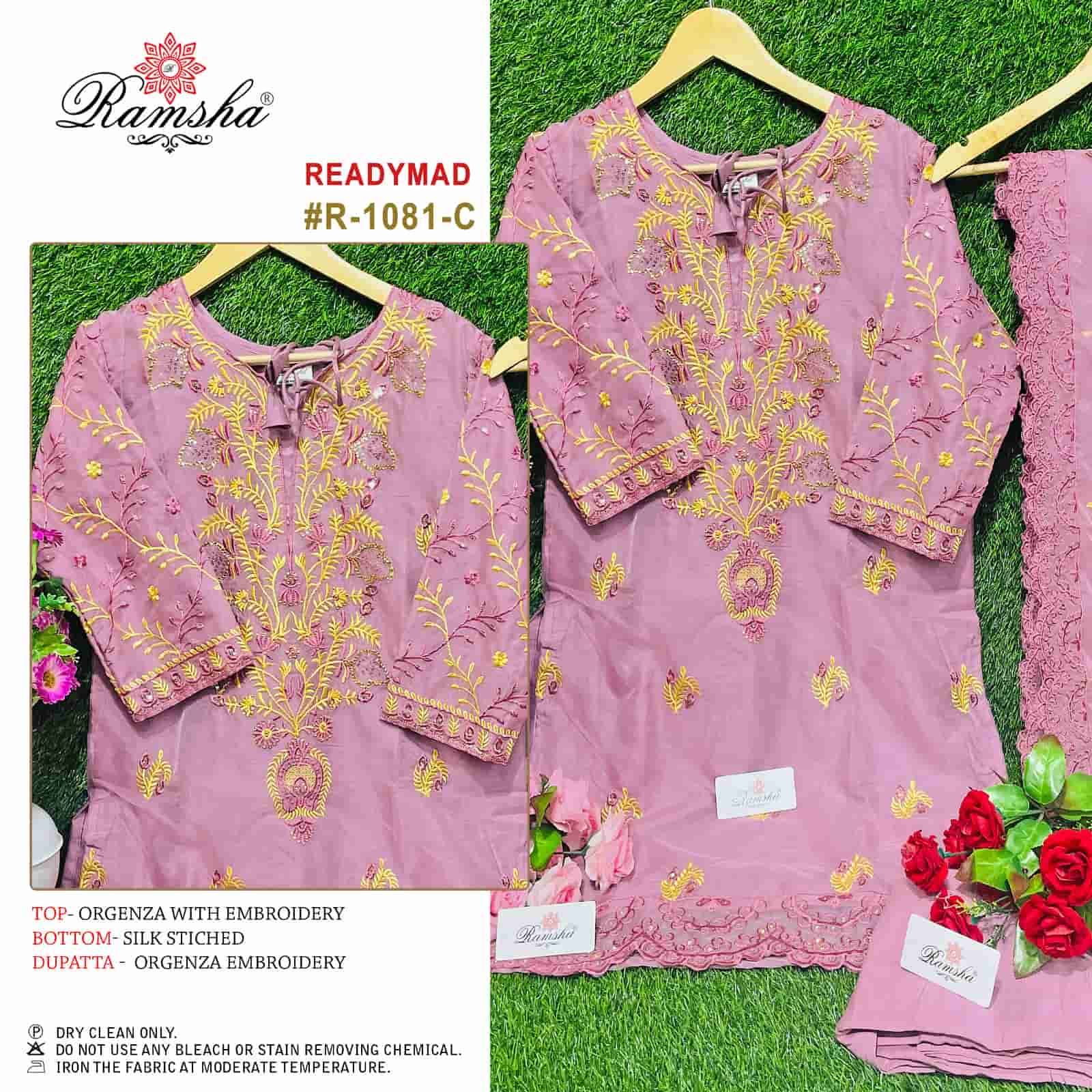Ramsha R 1081 Colors Pakistani Festive Wear Style Designer Readymade Collection