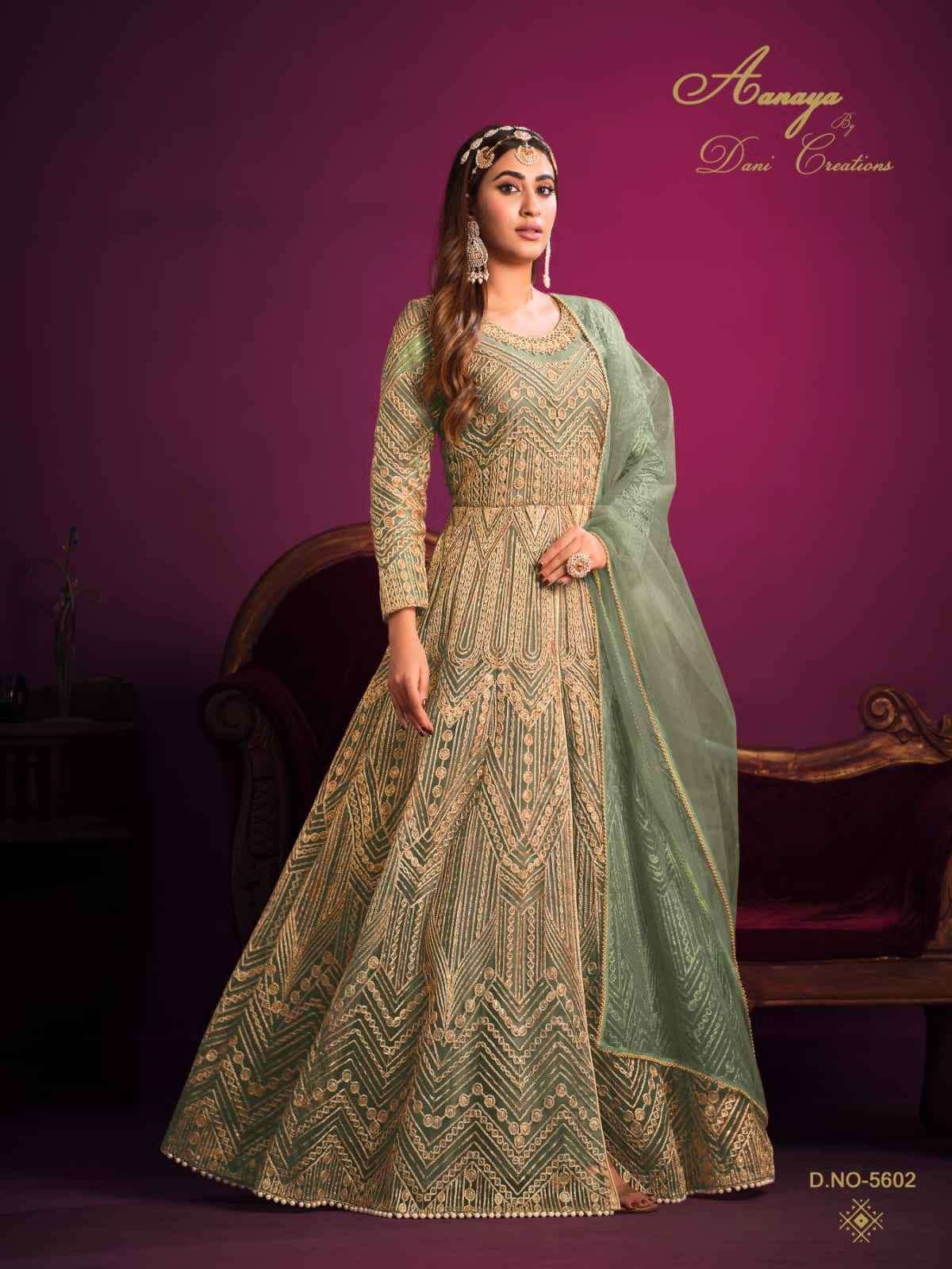 Aanaya Vol 156 Stylish Front Cut Partywear Designer Dress view 2