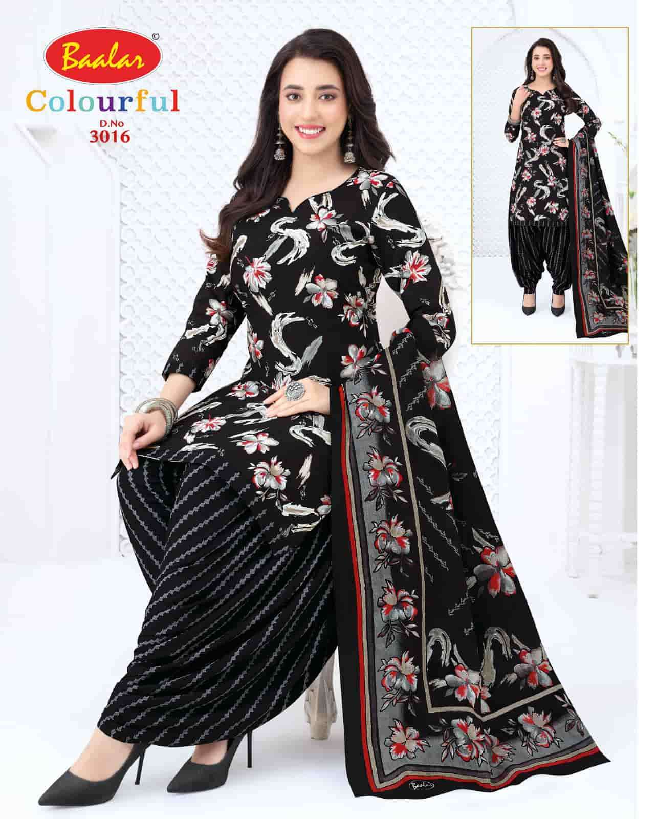 Baalar Colourful Vol 30 Pure Cotton Unstitch Salwar Suit view 38