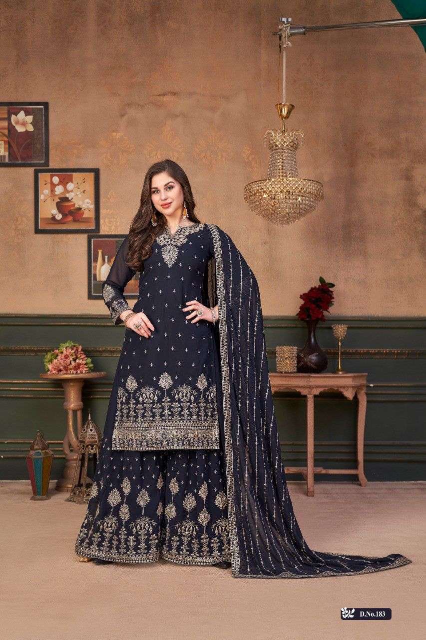 Aanaya Vaani Vol 18 Georgette Party Wear Palazzo Style Suit view 7