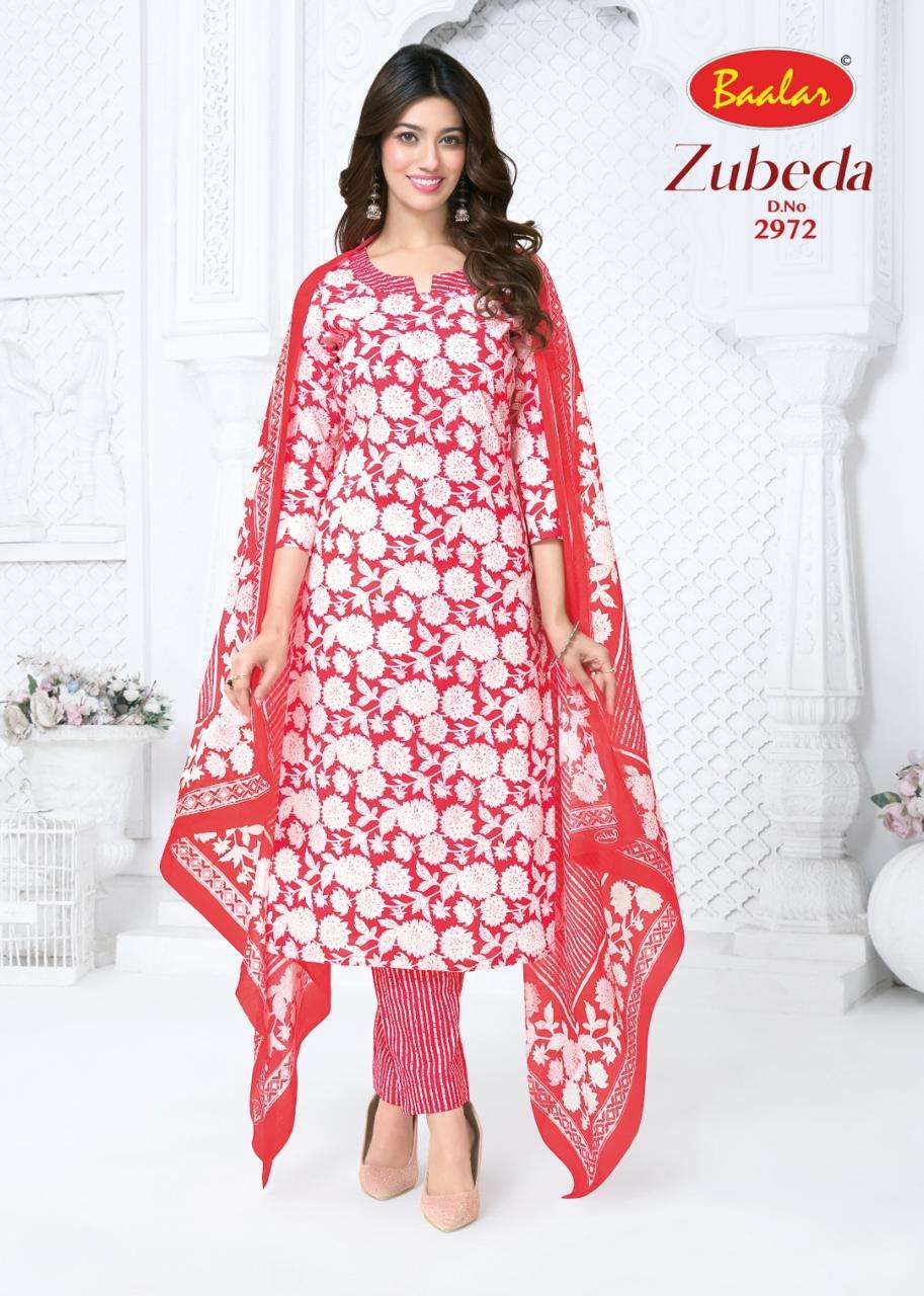 Baalar Zubeda Vol 29 Pure Cotton Unstitch Suit Catalog view 8