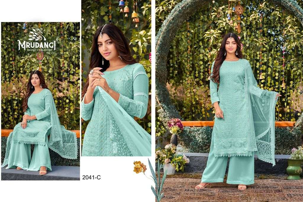 Mrudangi Celebration 2041 Colors Fancy Sharara Suit view 5
