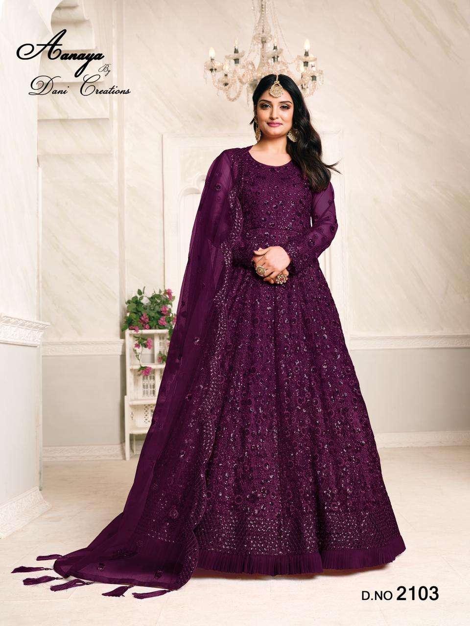 Aanaya Vol 121 Designer Fancy Anarkali Rate view 9