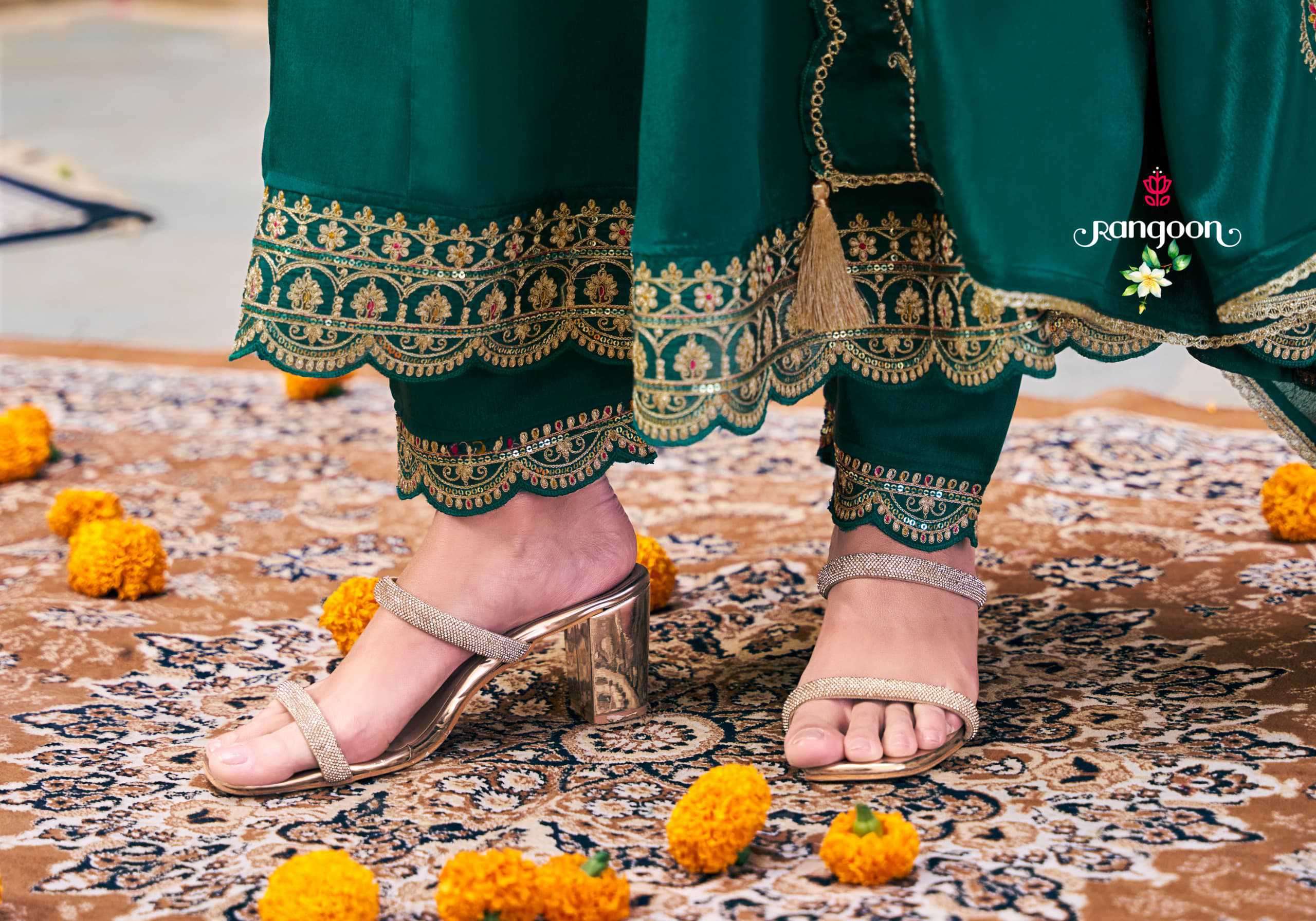 Rangoon Tarang Anarkali Style 3 Piece Suit Catalog Designs view 6