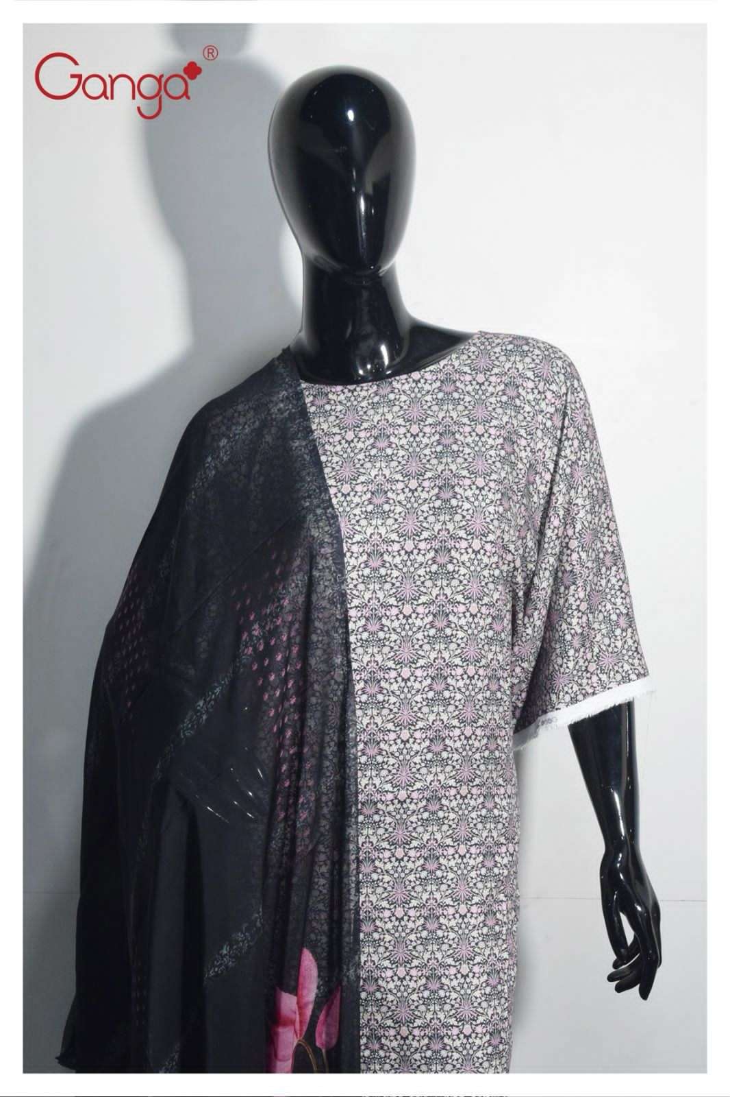 Ganga Amelia 2078 Premium Wear Pashmina Salwar Kameez view 2